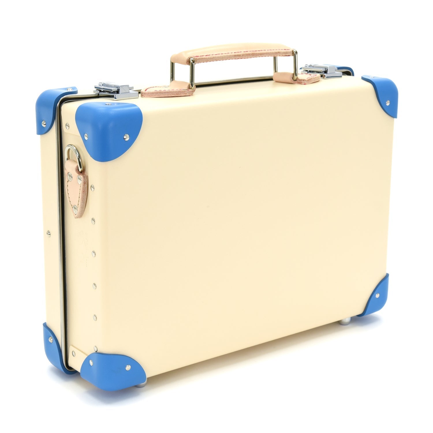 Albion · Small Attaché | Ivory/Dorset Blue - Globe-Trotter Staging