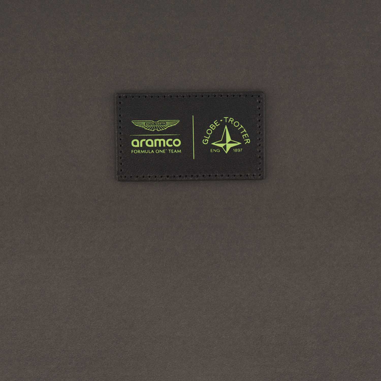 Aston Martin Aramco F1® Team AMR24 · Small Attaché | Black/Black/Black - Globe-Trotter Staging