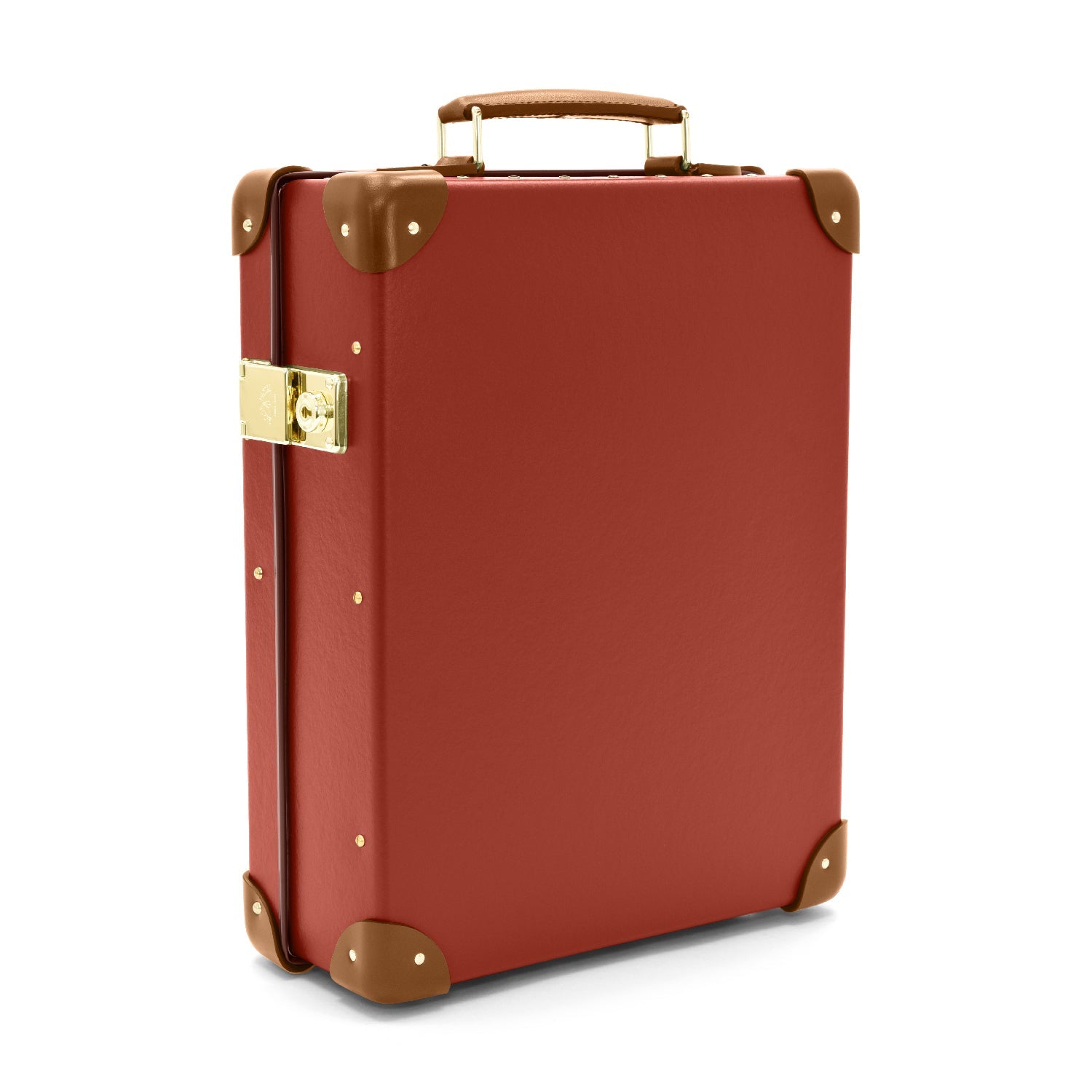 Centenary · 12-Slot Watch Case | Red/Caramel - Globe-Trotter Staging