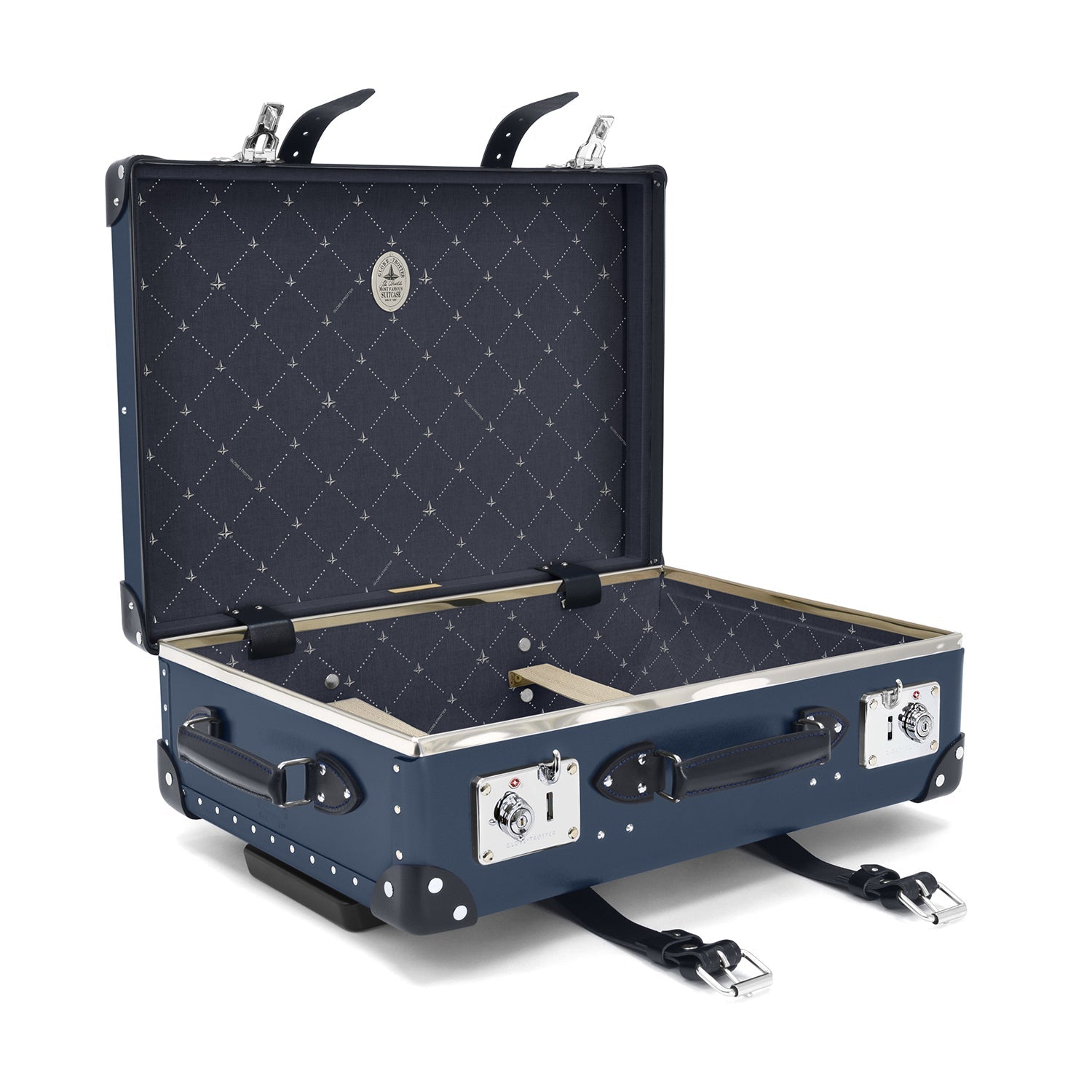 Centenary 125 · Carry-On - 2 Wheels | Heritage Blue/Navy - Globe-Trotter Staging