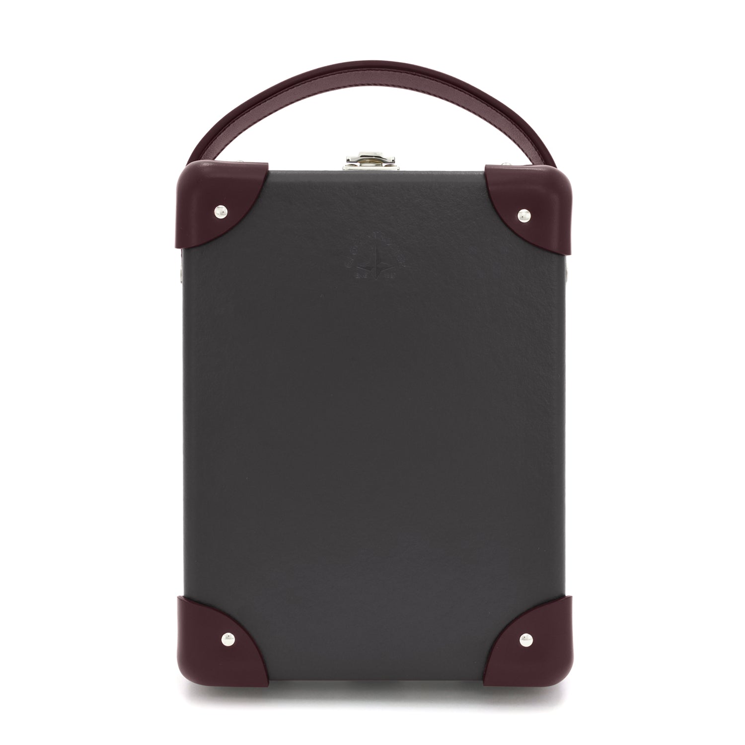 Centenary · 3-Slot Watch Case | Brown/Burgundy - Globe-Trotter Staging