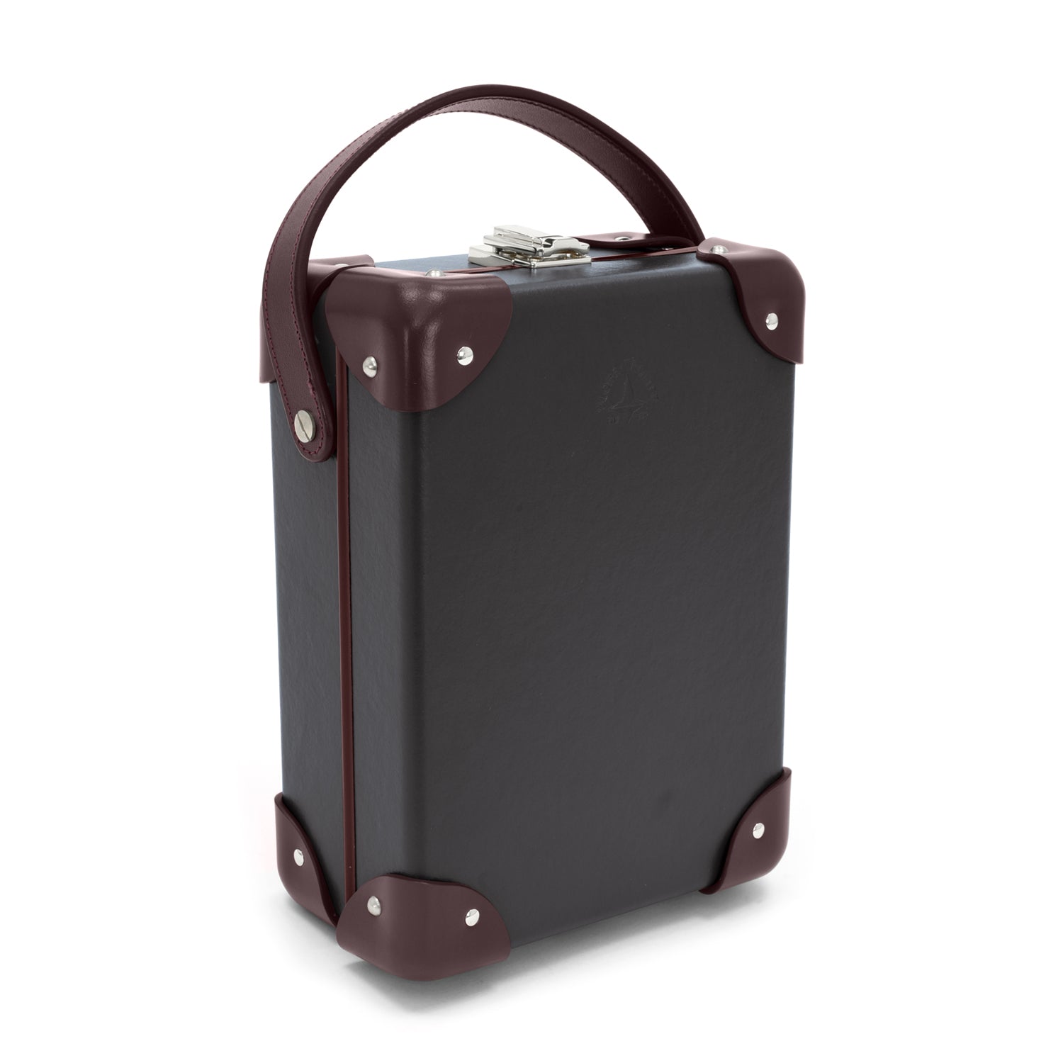 Centenary · 3-Slot Watch Case | Brown/Burgundy - Globe-Trotter Staging