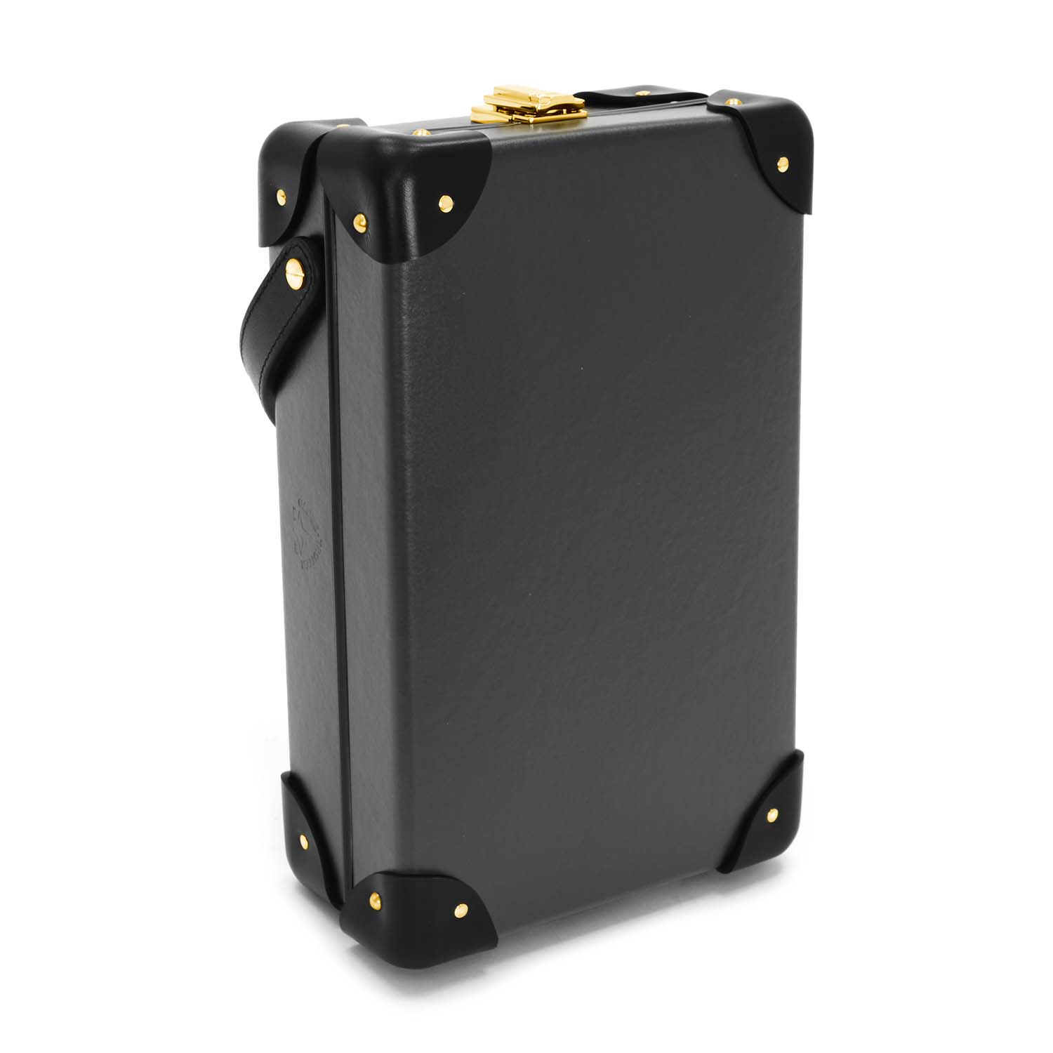 Centenary · 6-Slot Watch Case | Charcoal/Black/Gold - Globe-Trotter Staging
