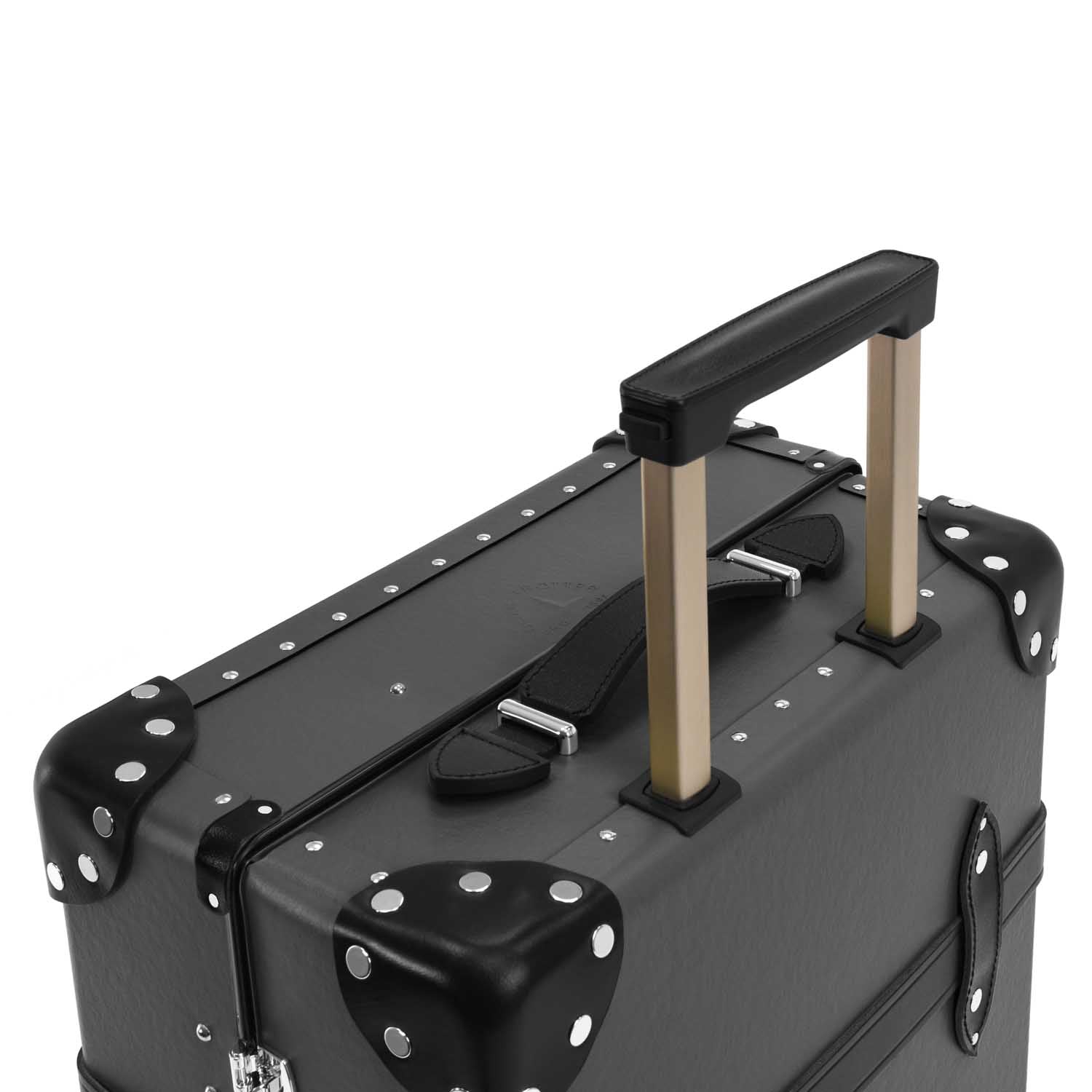 Centenary · Carry-On - 4 Wheels | Charcoal/Black/Chrome - Globe-Trotter Staging