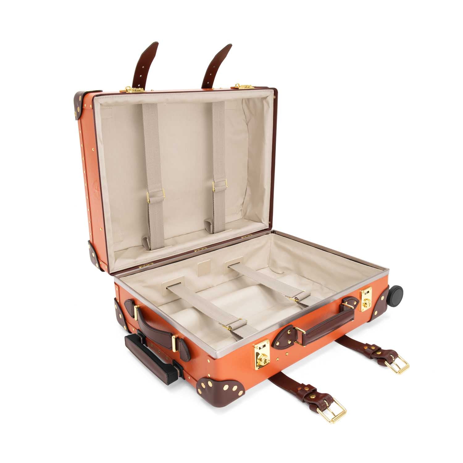 Centenary · Carry-On - 4 Wheels | Marmalade/Brown/Gold - Globe-Trotter Staging