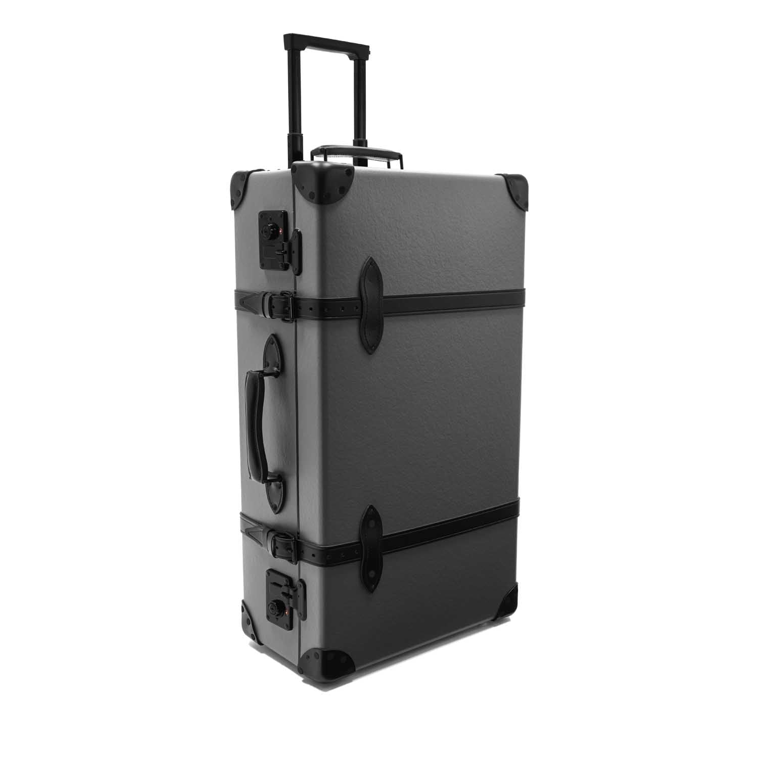 Centenary · Large Check-In - 2 Wheels | Charcoal/Black/Black - Globe-Trotter Staging