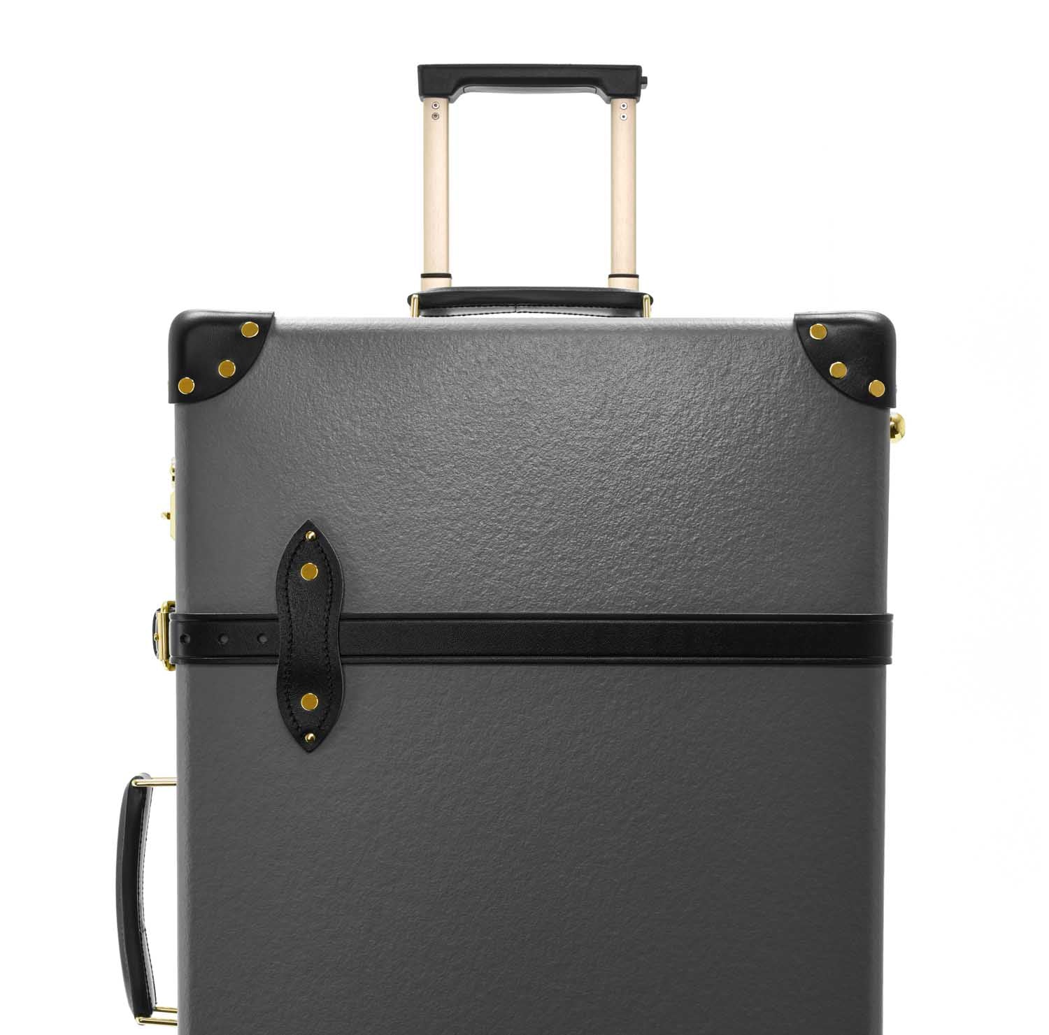 Centenary · Large Check-In - 2 Wheels | Charcoal/Black/Gold - Globe-Trotter Staging