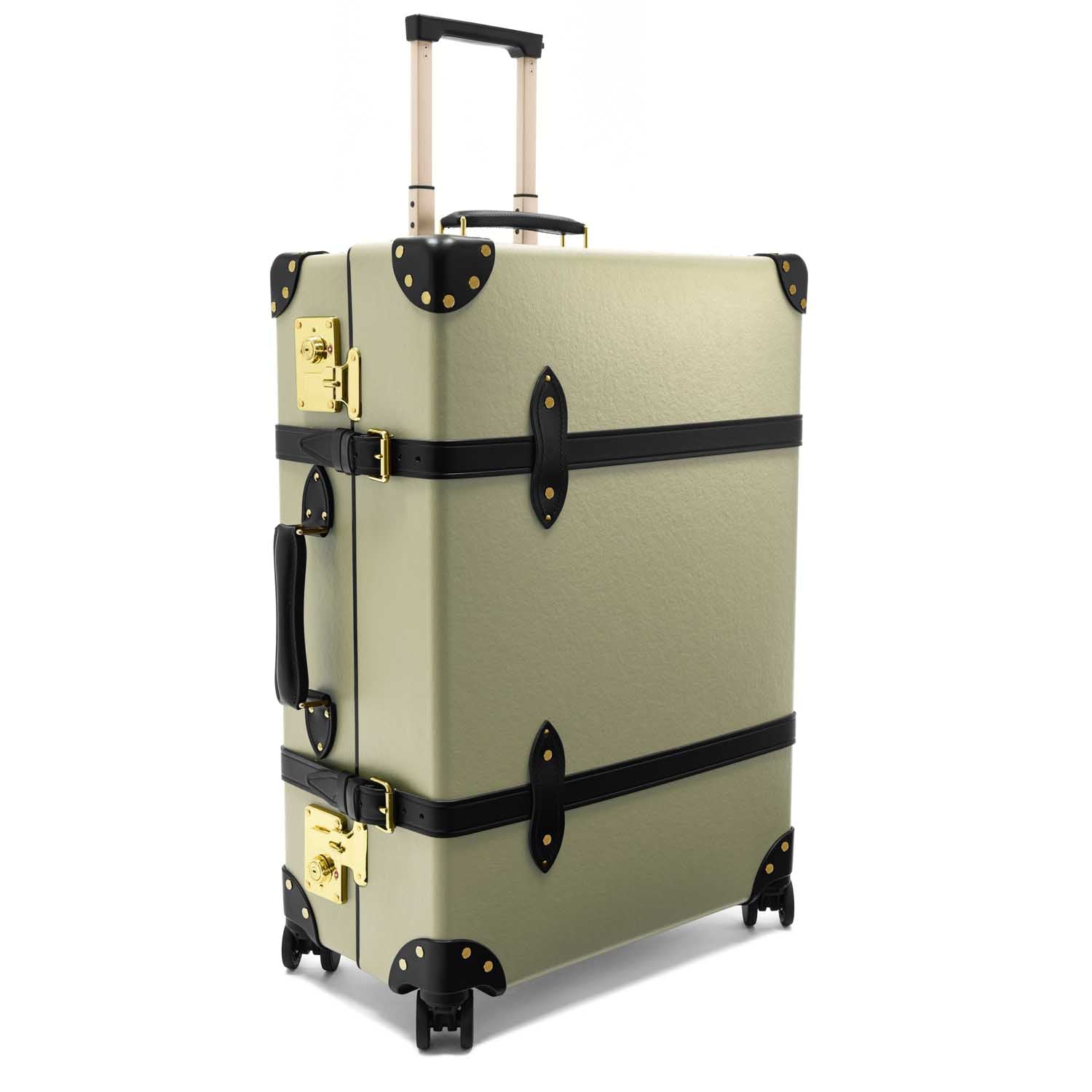 Centenary · Large Check-In - 4 Wheels | Olive/Black/Gold - Globe-Trotter Staging