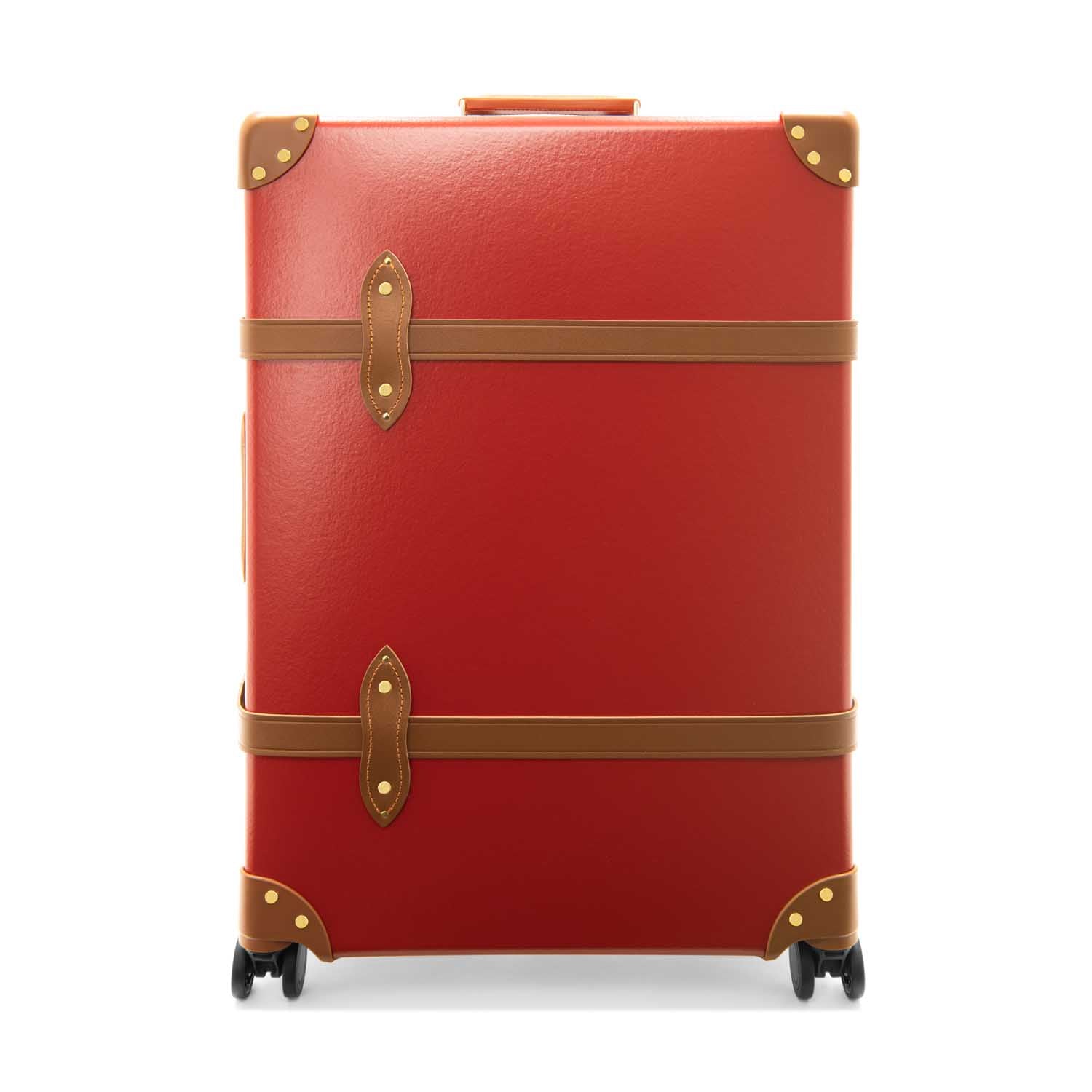 Centenary · Large Check-In - 4 Wheels | Red/Caramel - Globe-Trotter Staging