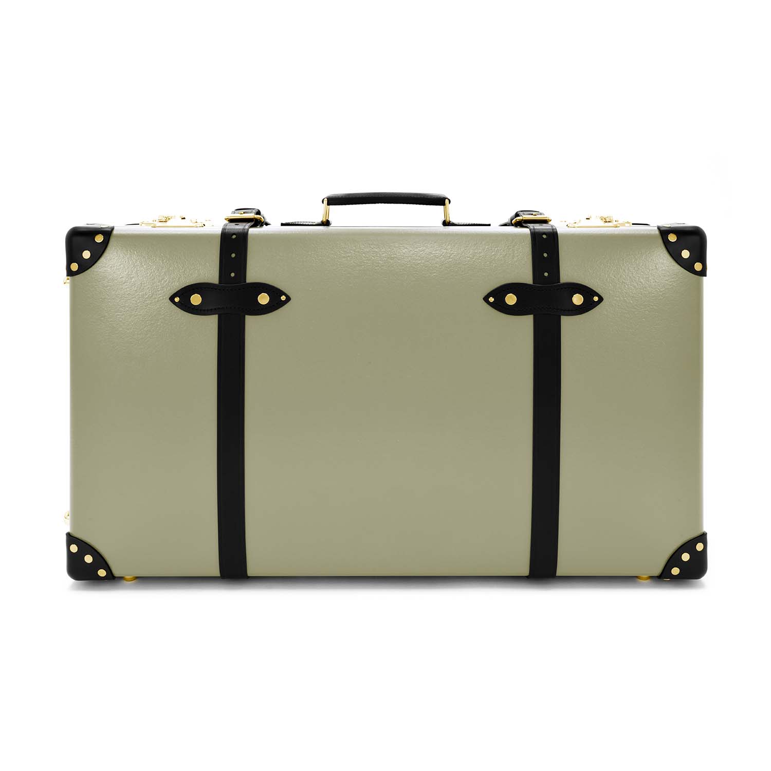 Centenary · Large Suitcase - 2 Wheels | Olive/Black/Gold - Globe-Trotter Staging