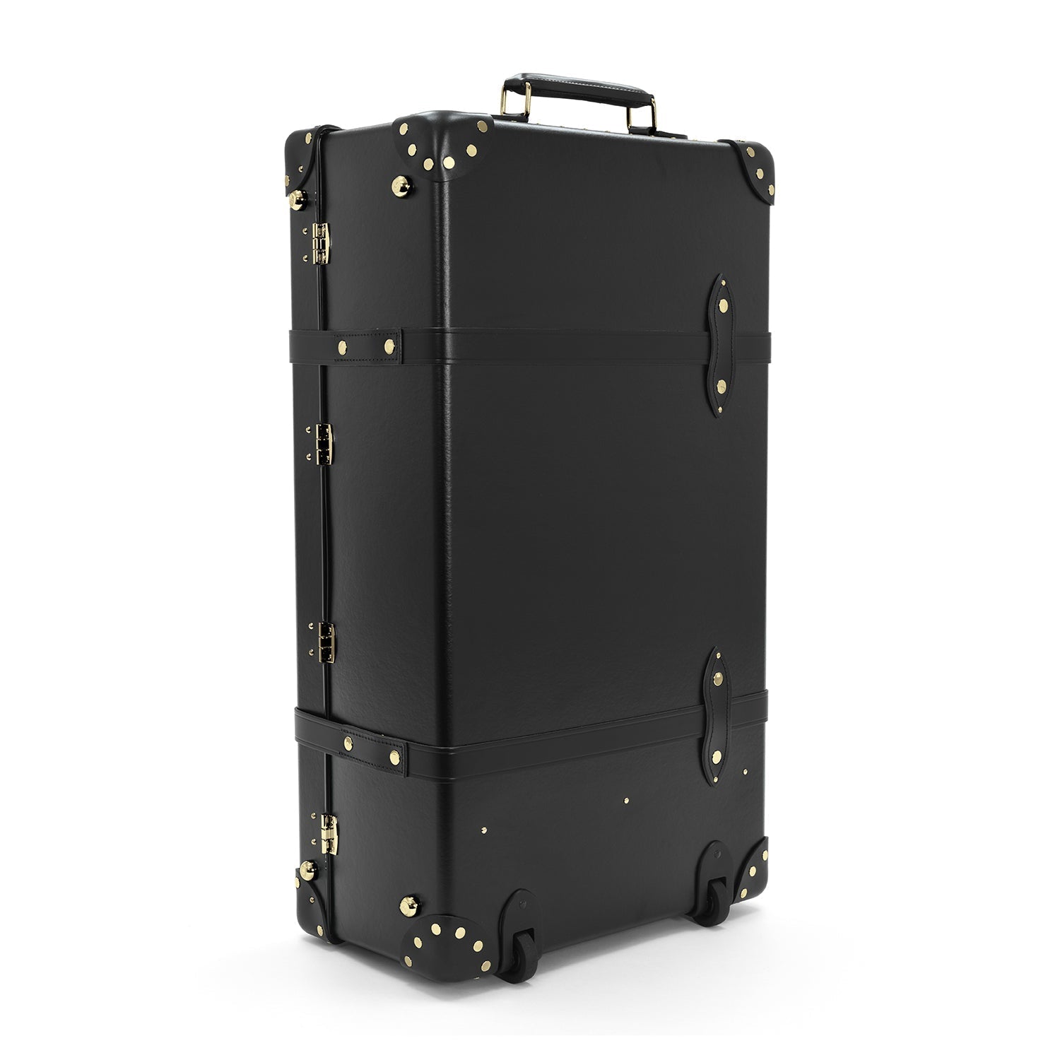 Centenary · Large Suitcase | Black/Black/Gold - Globe-Trotter Staging