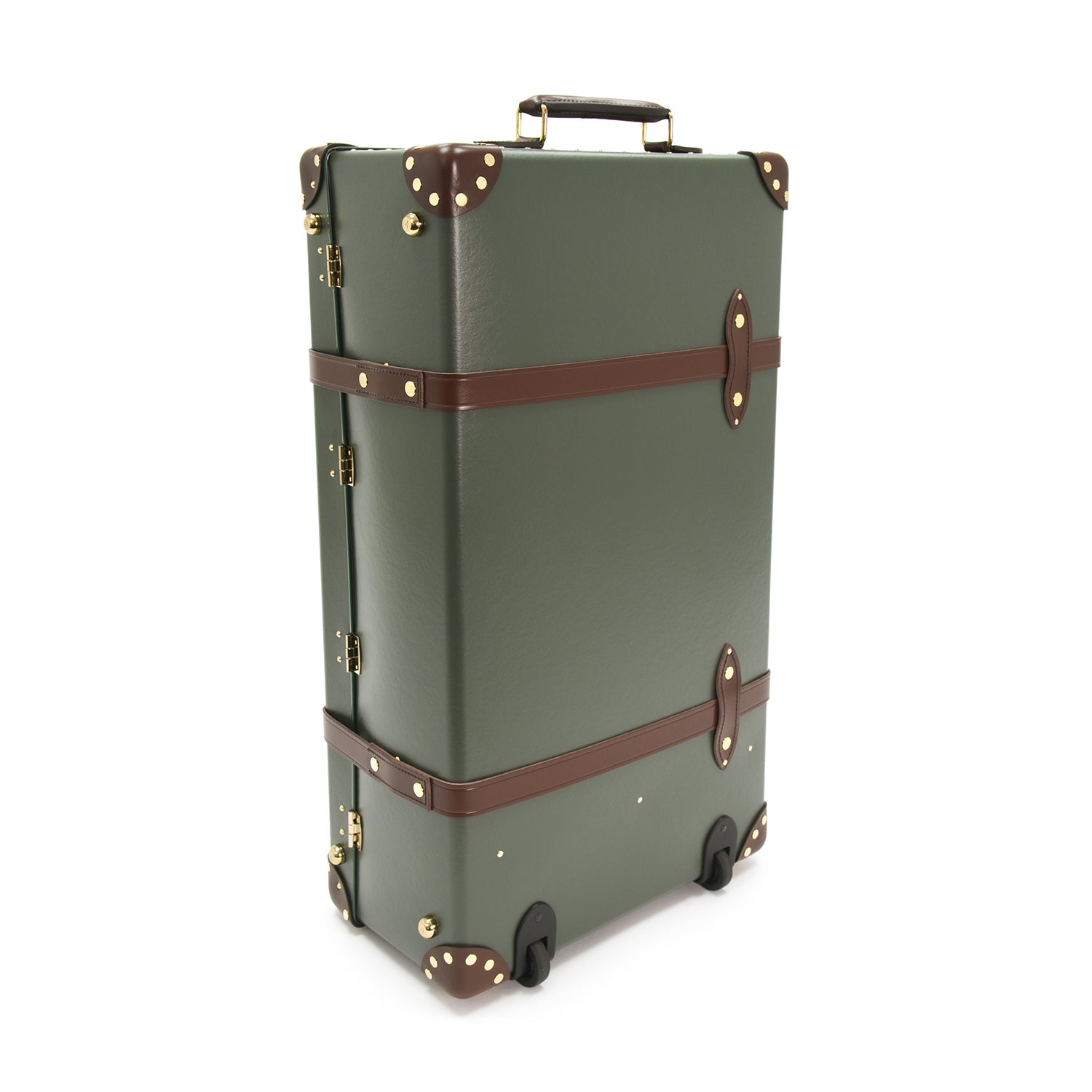 Centenary · Large Suitcase | Green/Brown - Globe-Trotter Staging