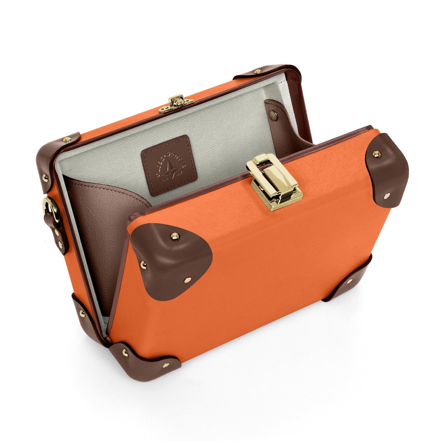 Centenary · Miniature Case | Marmalade/Brown - Globe-Trotter Staging