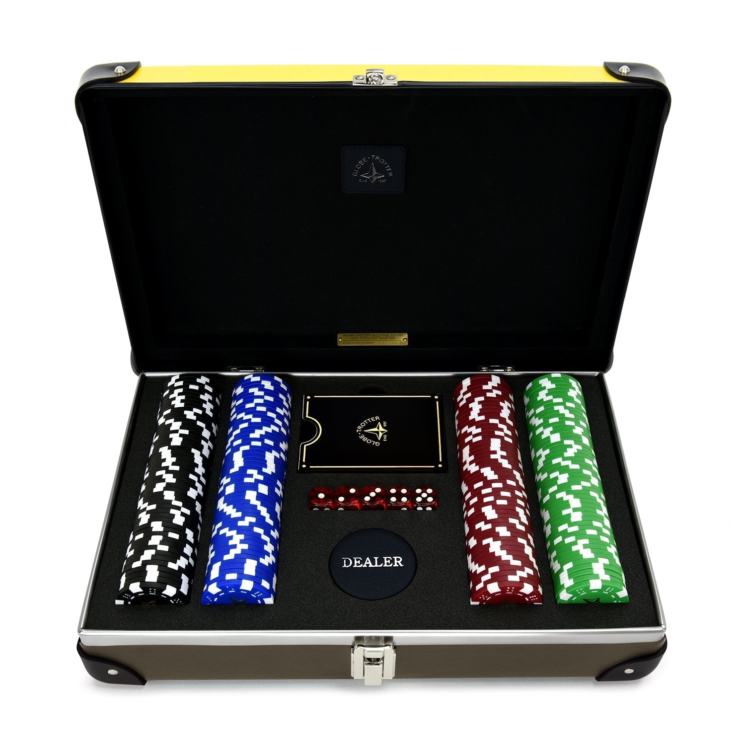 Centenary · Poker Set | Saffron/Brown - Globe-Trotter Staging