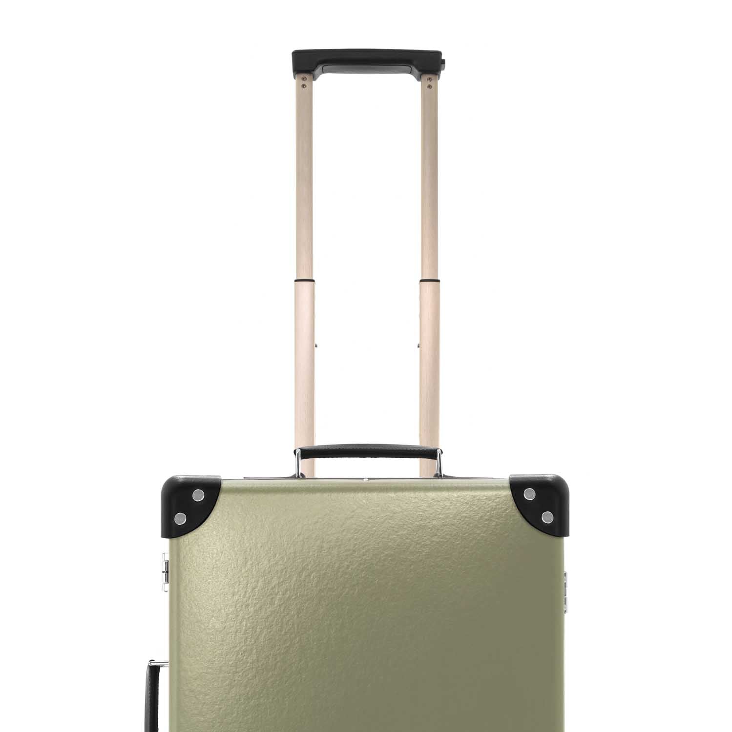 Centenary · Small Carry-On - 2 Wheels | Olive/Black/Chrome - Globe-Trotter Staging