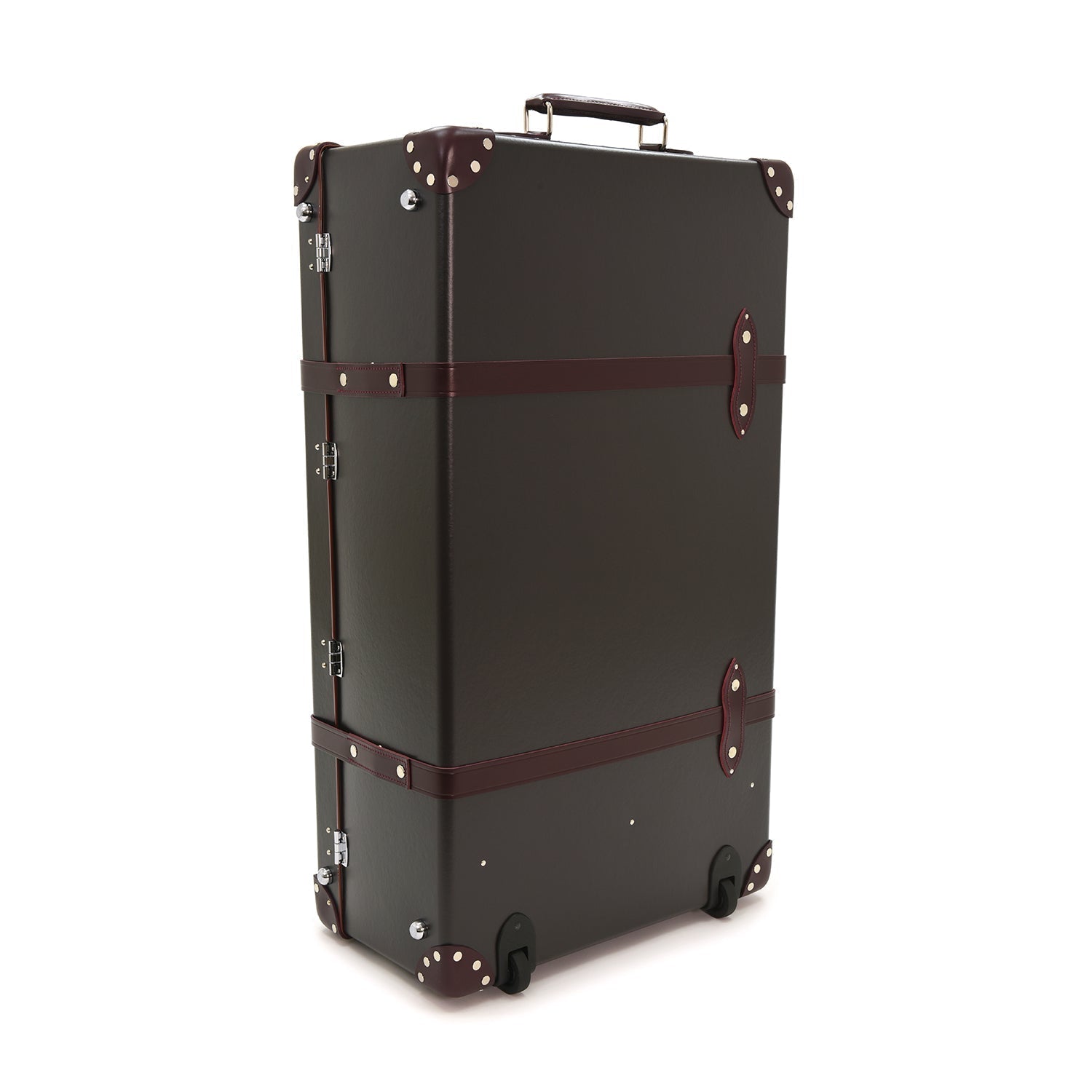 Centenary · XL Suitcase | Brown/Burgundy - Globe-Trotter Staging