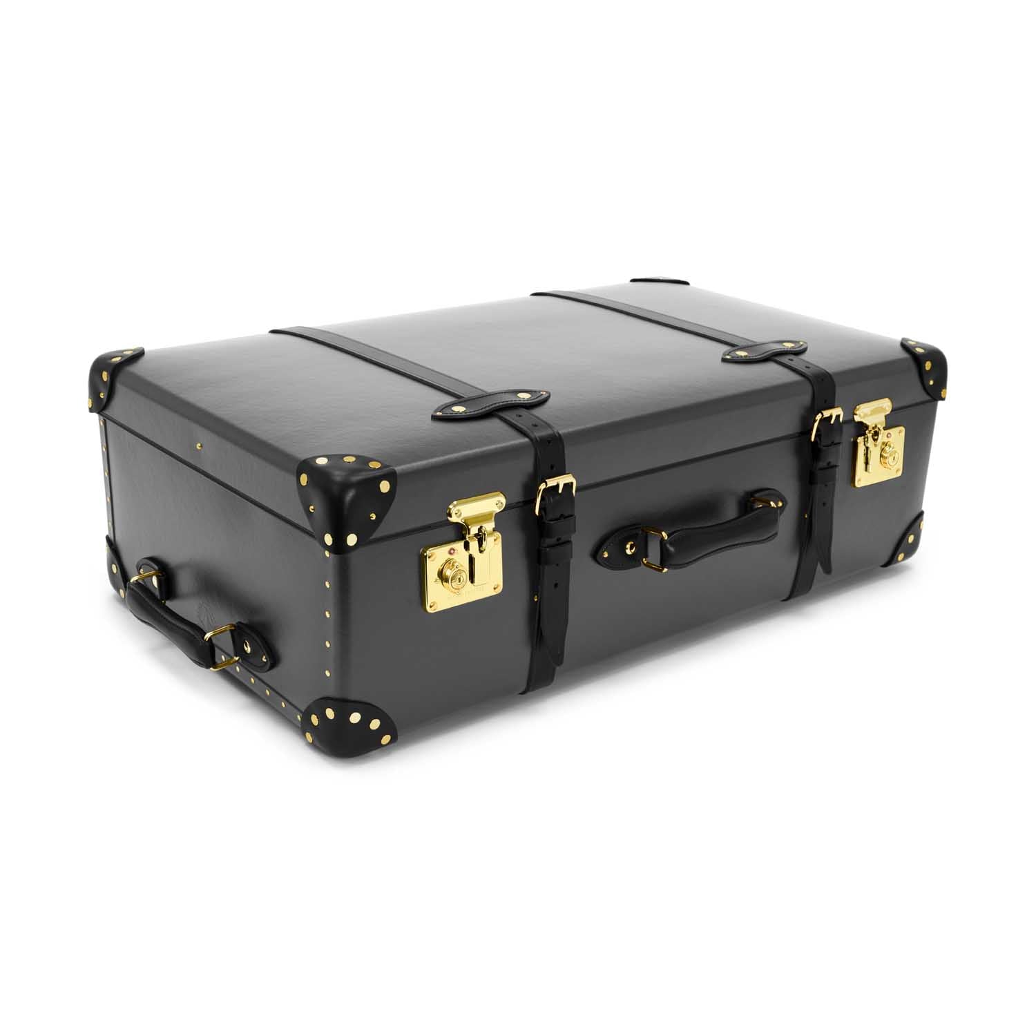 Centenary · XL Suitcase | Charcoal/Black/Gold - Globe-Trotter Staging
