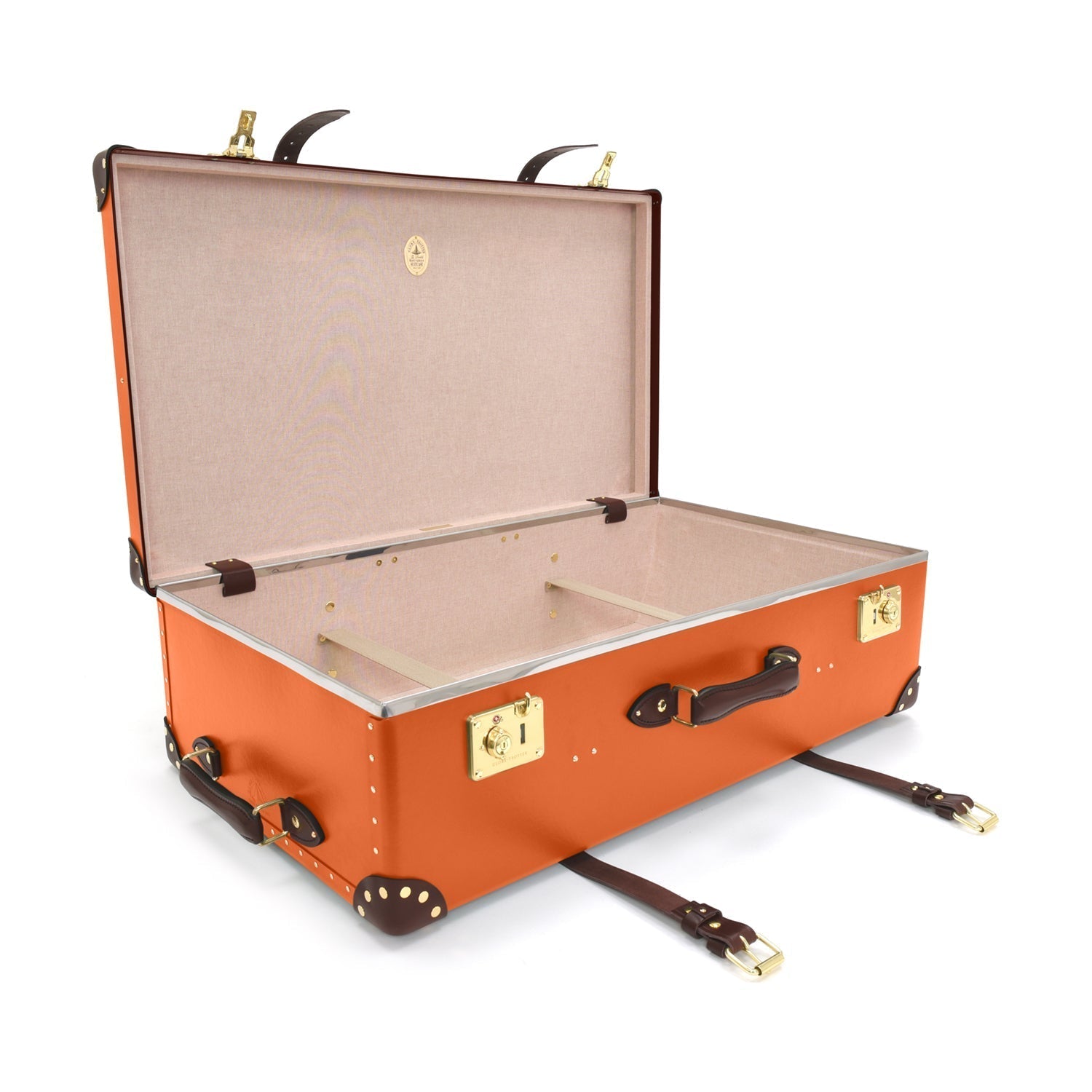 Centenary · XL Suitcase | Marmalade/Brown - Globe-Trotter Staging