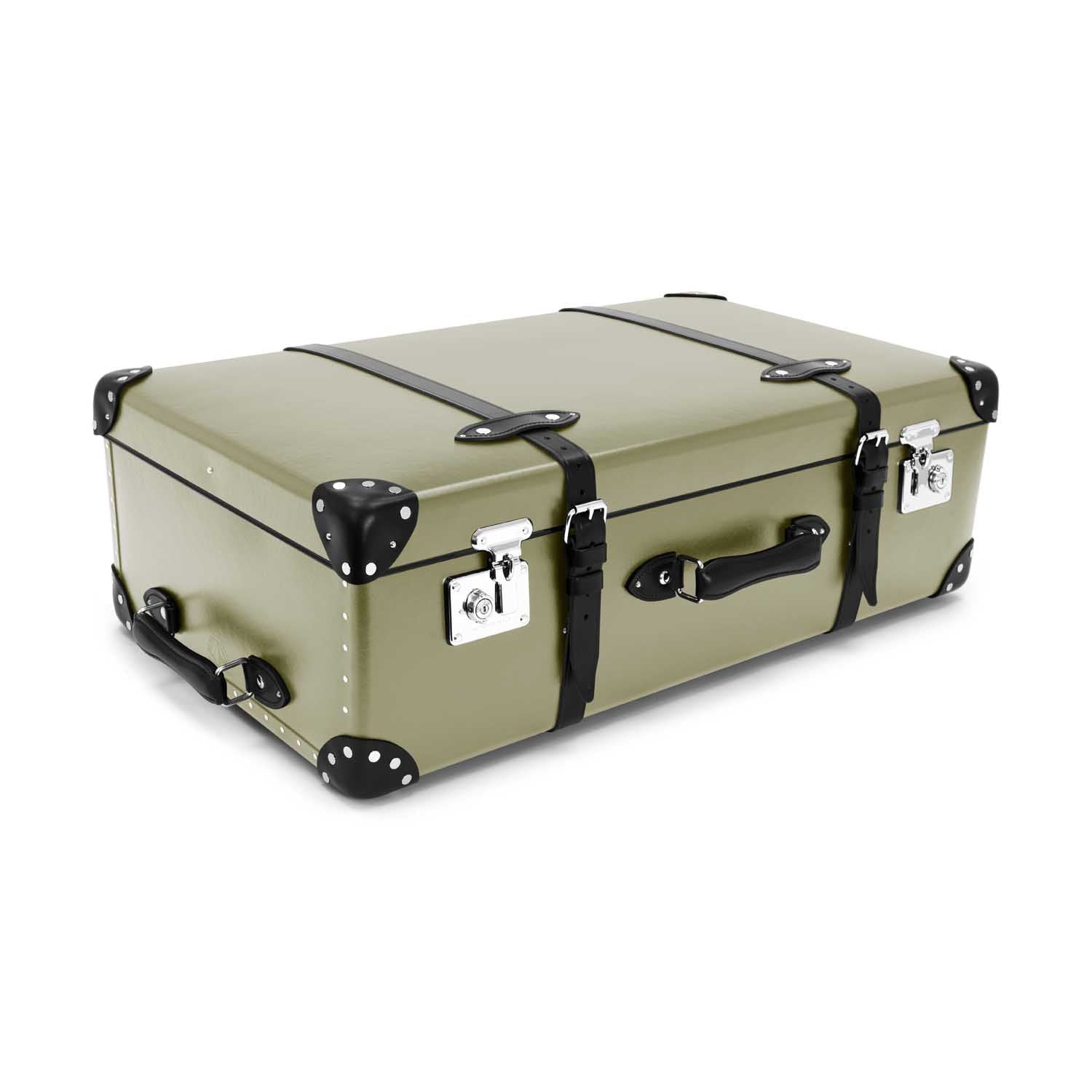 Centenary · XL Suitcase | Olive/Black/Chrome - Globe-Trotter Staging