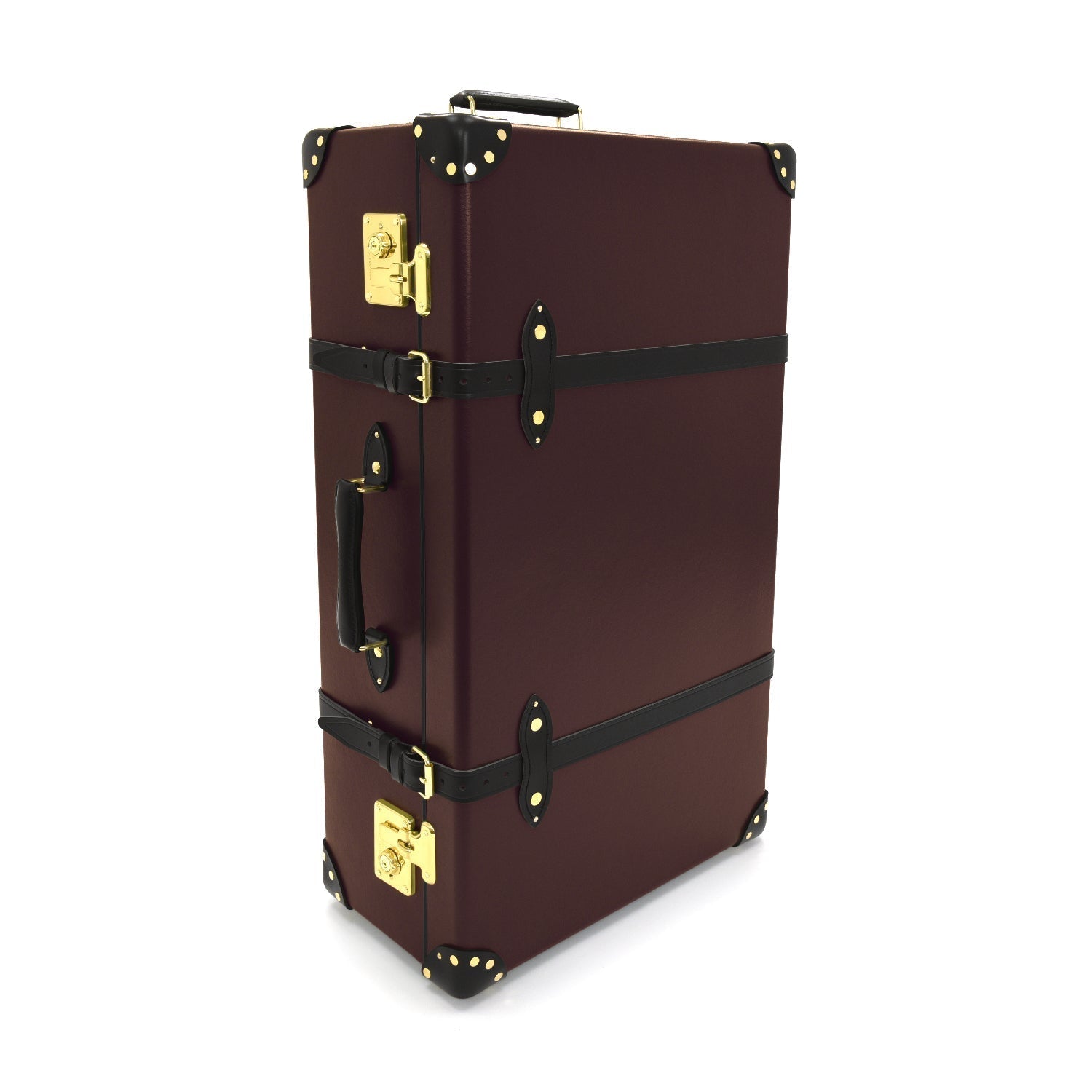 Centenary · XL Suitcase | Oxblood/Black - Globe-Trotter Staging