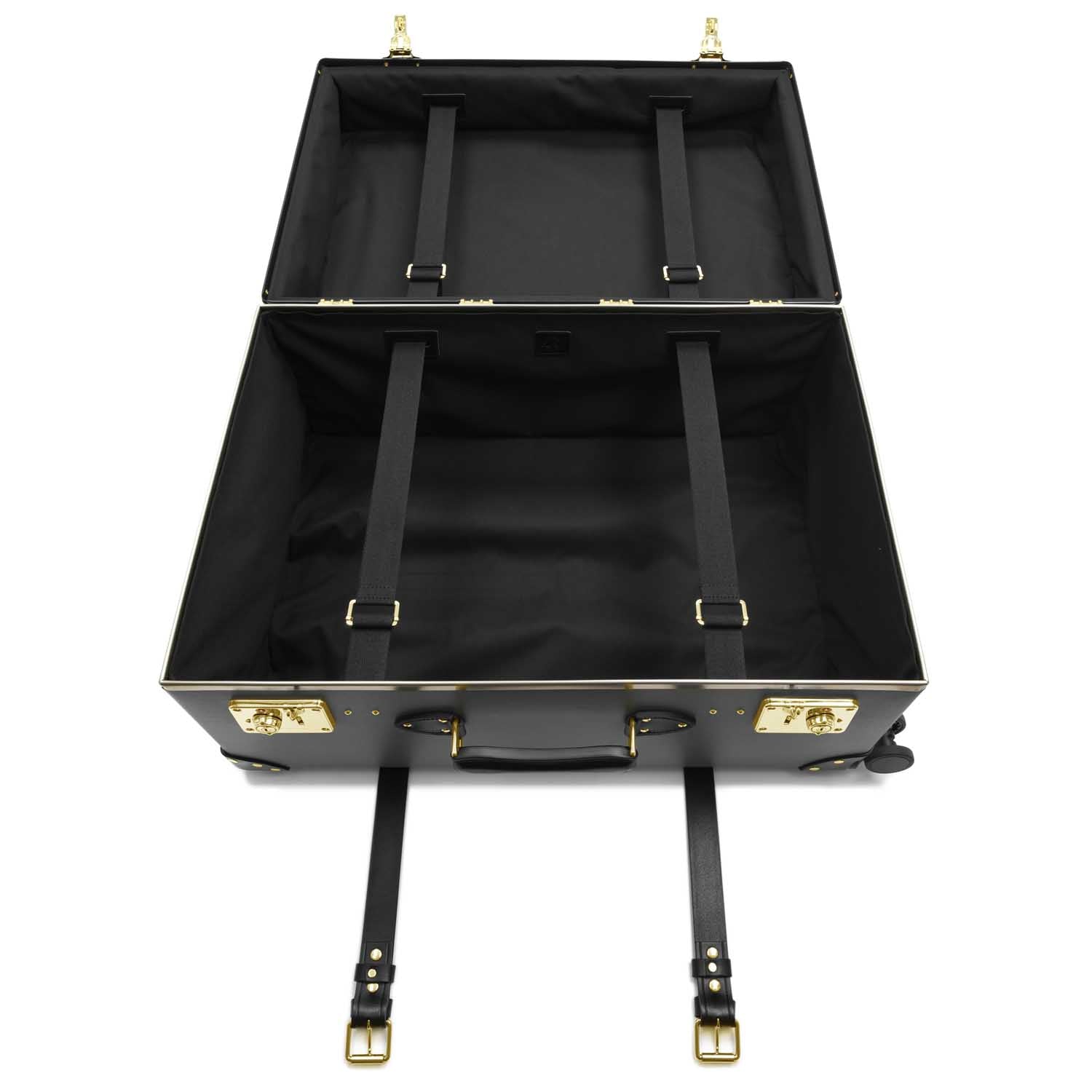 Centenary · XL Trunk - 4 Wheels | Charcoal/Black/Gold - Globe-Trotter Staging