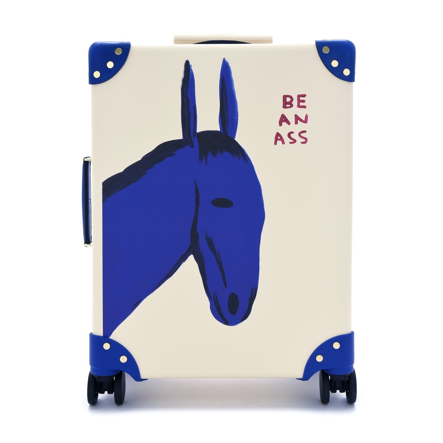 David Shrigley · Carry-On - 4 Wheels | Be An Ass - Globe-Trotter Staging
