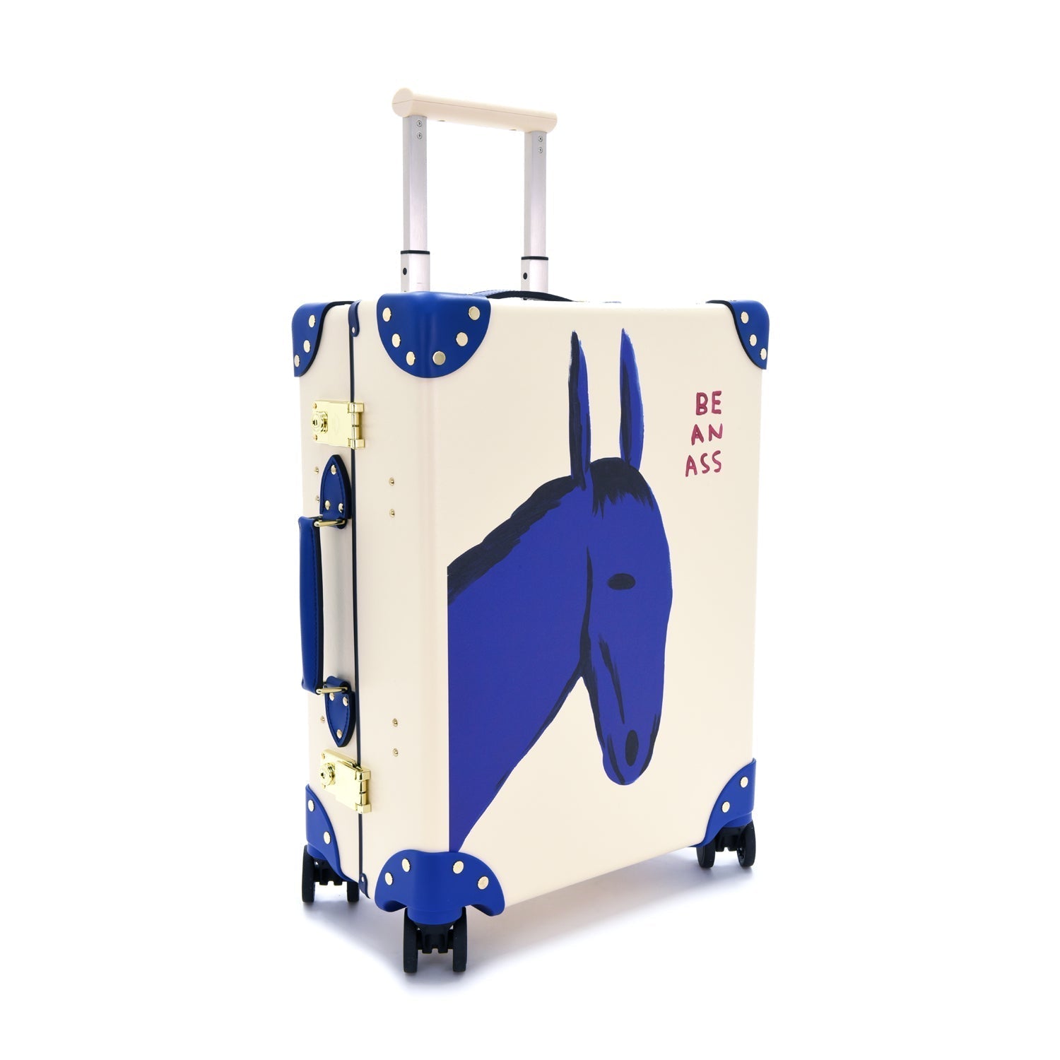 David Shrigley · Carry-On - 4 Wheels | Be An Ass - Globe-Trotter Staging