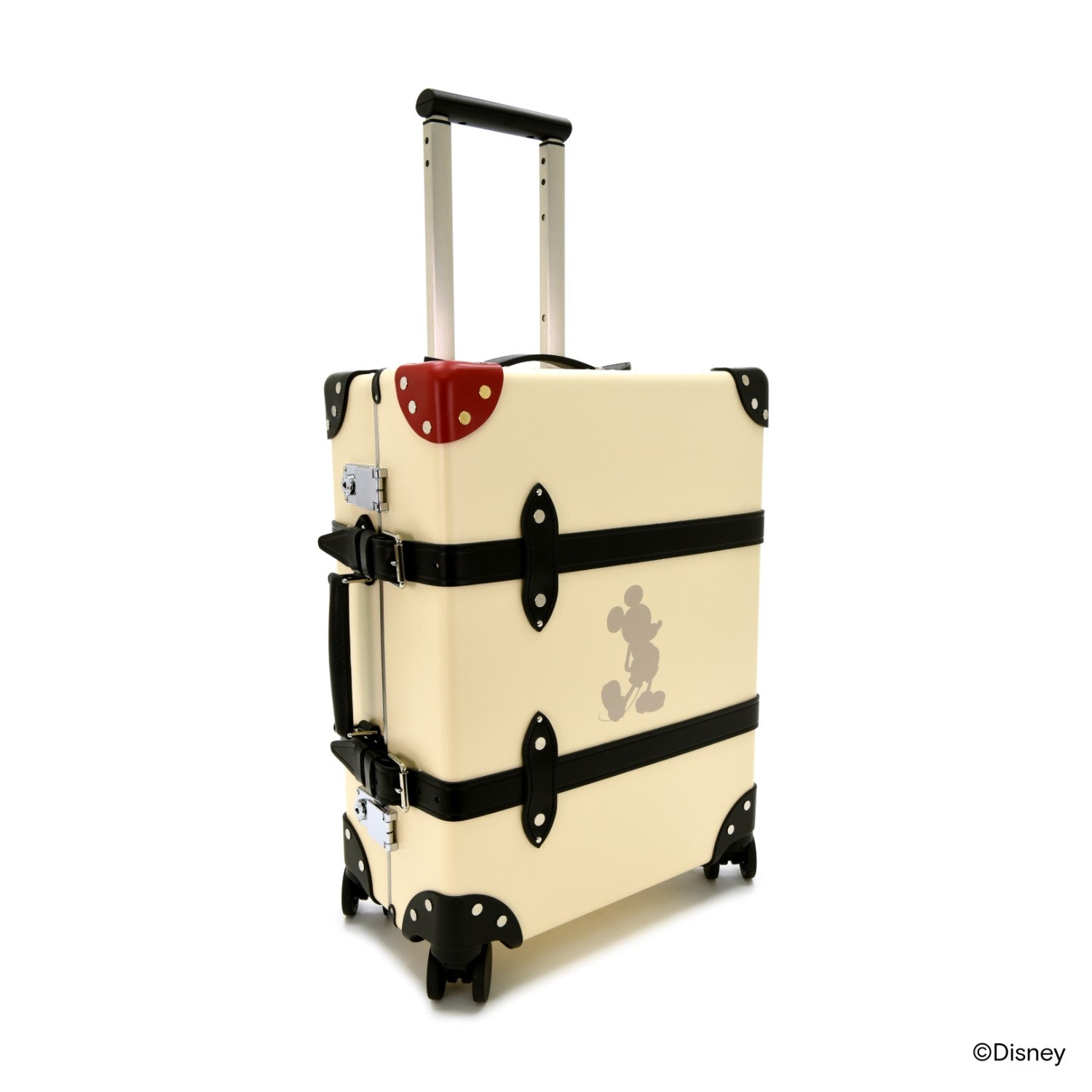 Disney - This Bag Contains Magic Collection · Carry-On - 4 Wheels | Ivory/Black - Globe-Trotter Staging