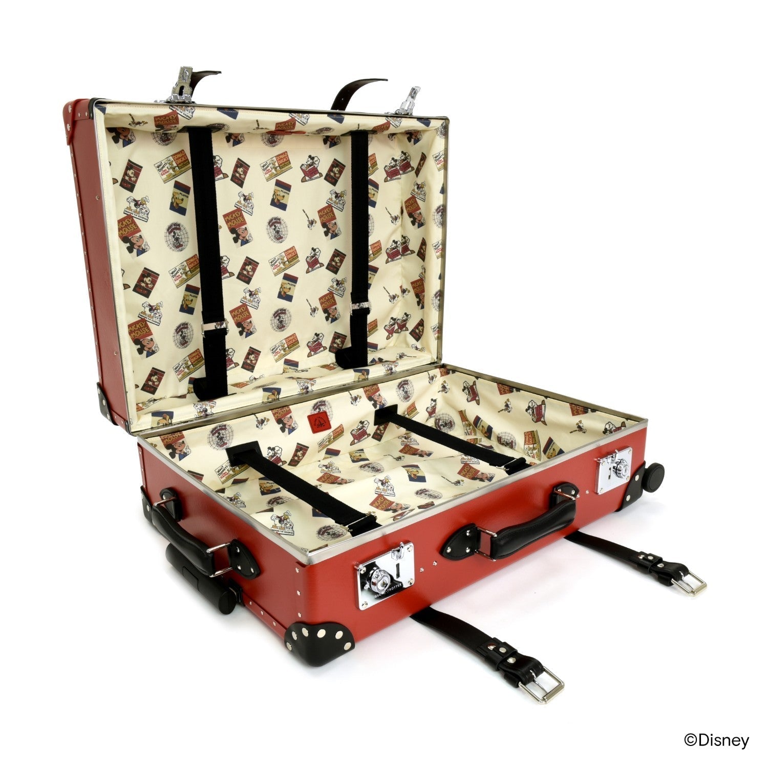 Disney - This Bag Contains Magic Collection · Large Check-In - 4 Wheels | Red/Black - Globe-Trotter Staging