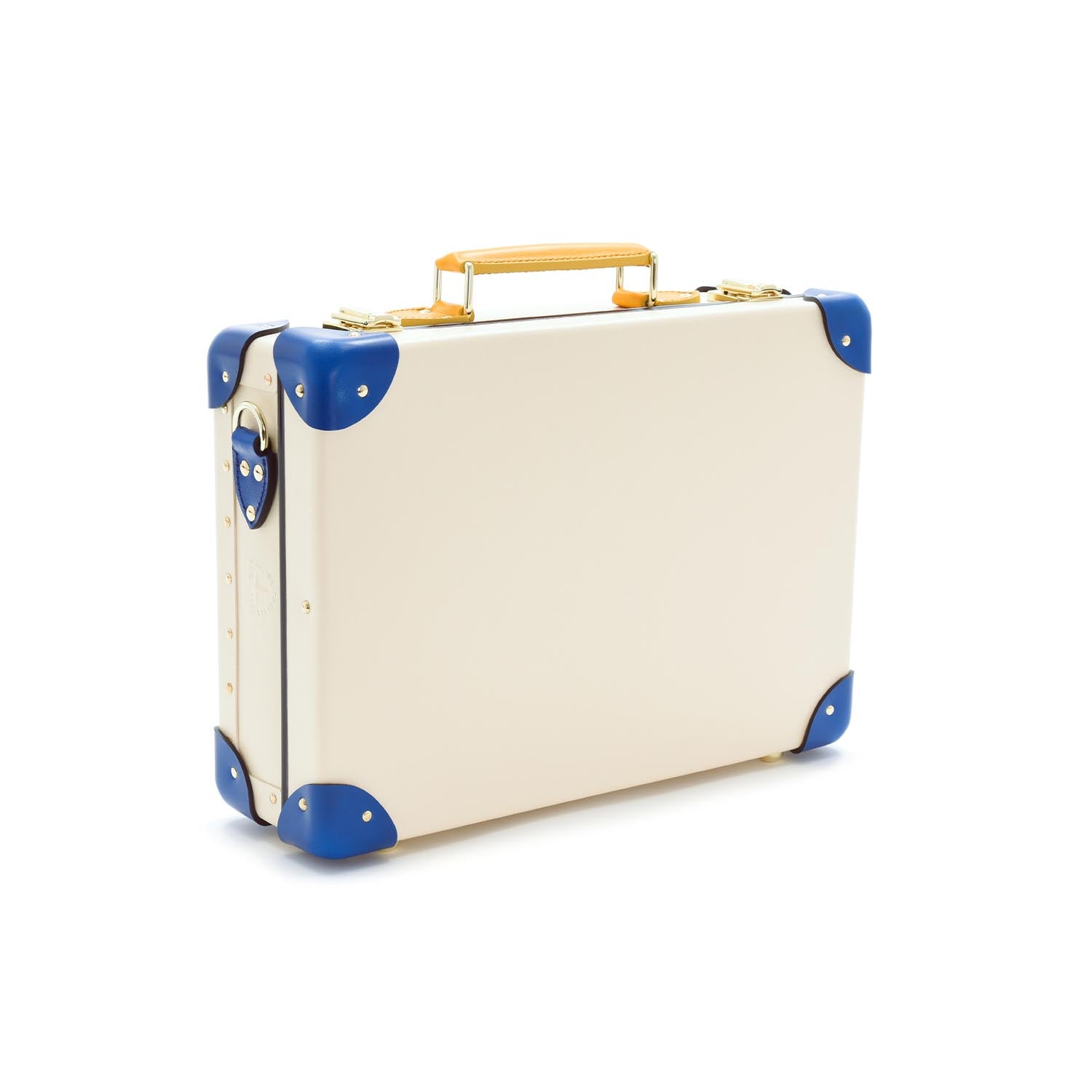 Palm Springs · Small Attaché | Ivory/Cobalt - Globe-Trotter Staging
