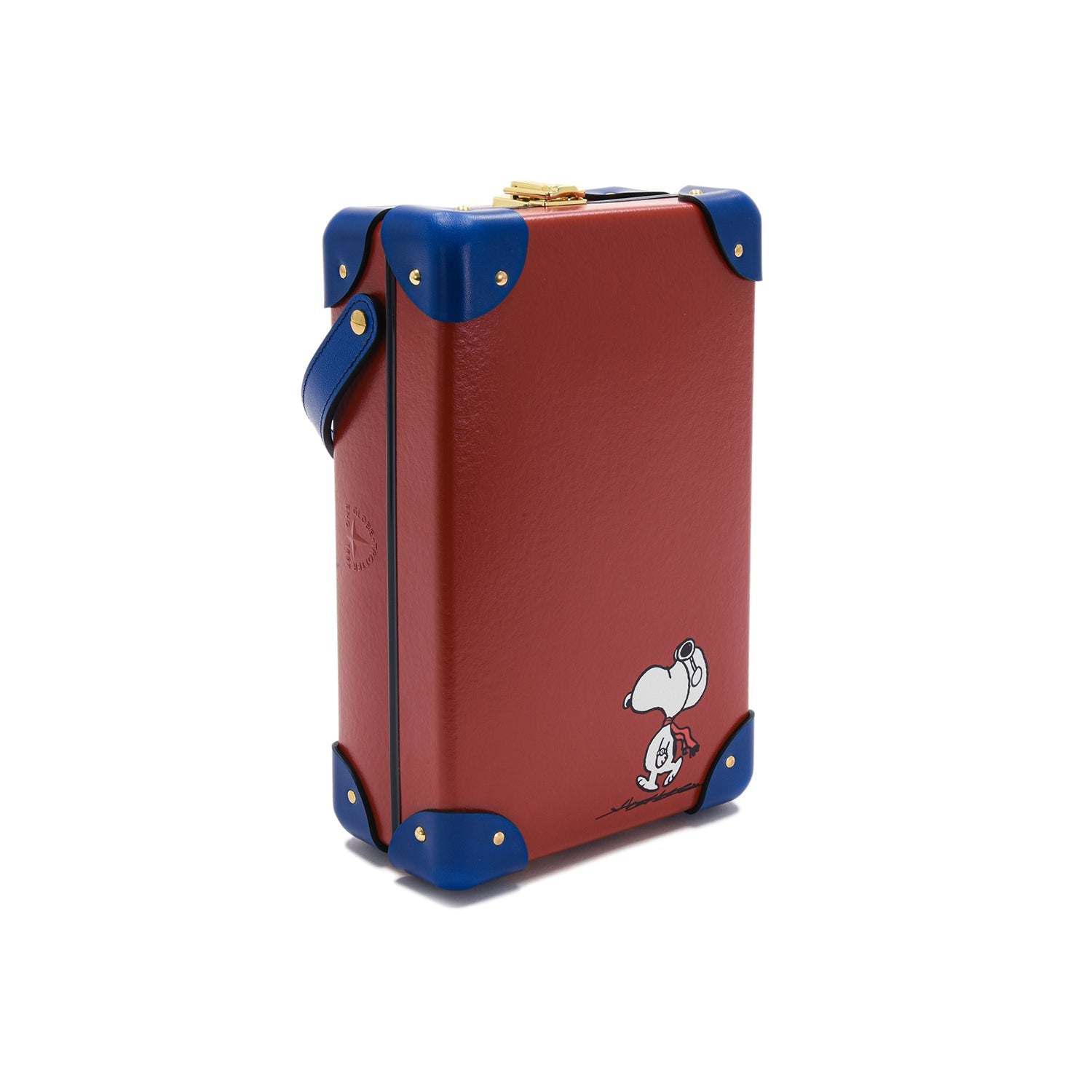 PEANUTS · 6-Slot Watch Case | Red/Blue - Globe-Trotter Staging