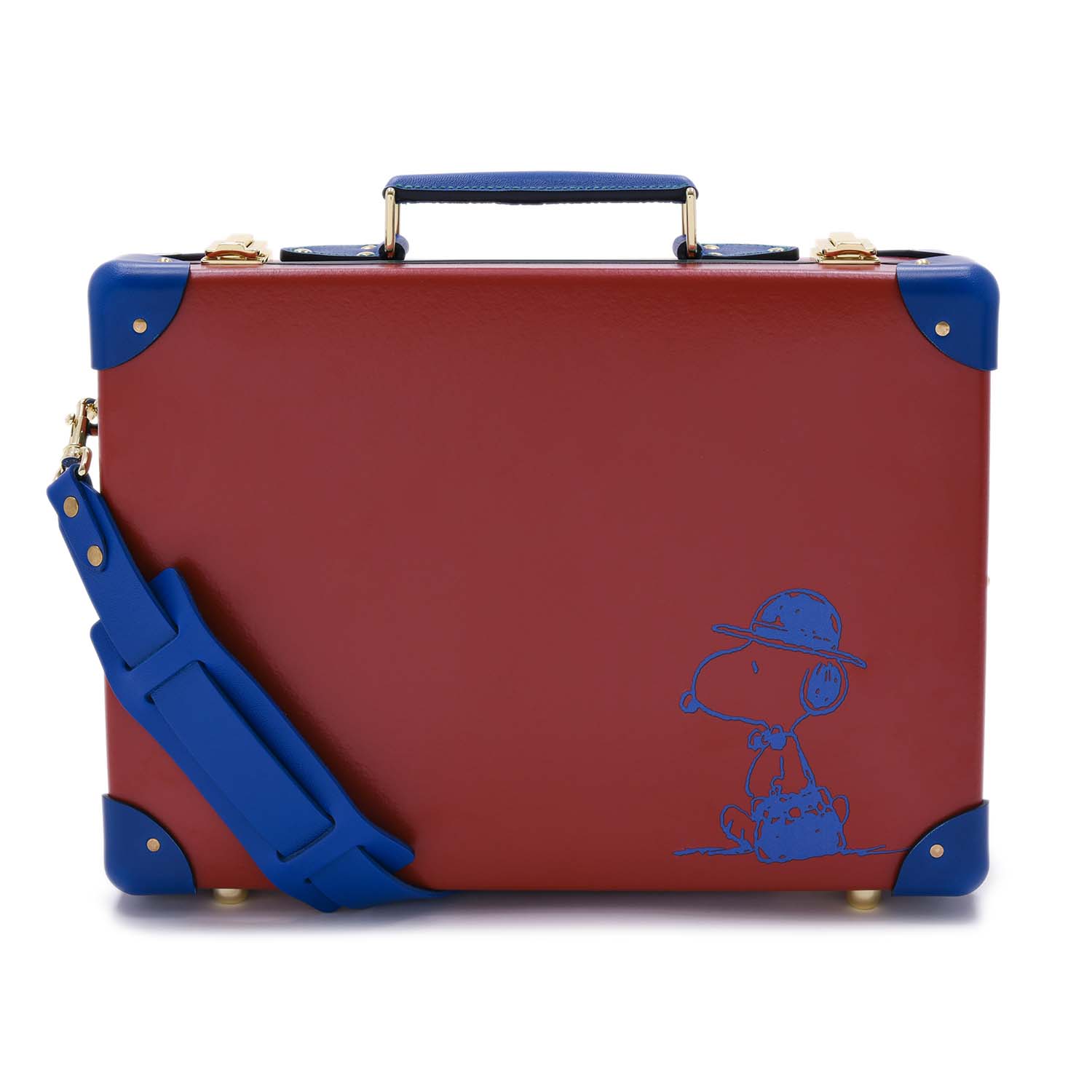 PEANUTS · Small Attaché | Red/Blue - Globe-Trotter Staging