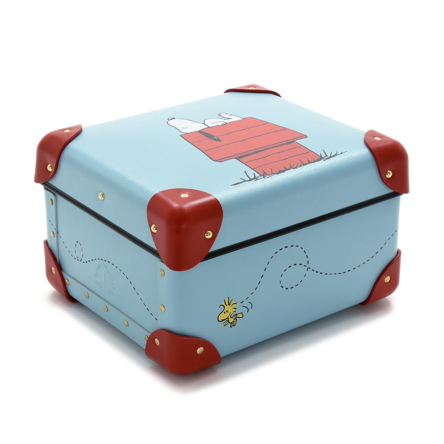 PEANUTS · Small Storage Box | Linus Blue/Red - Globe-Trotter Staging