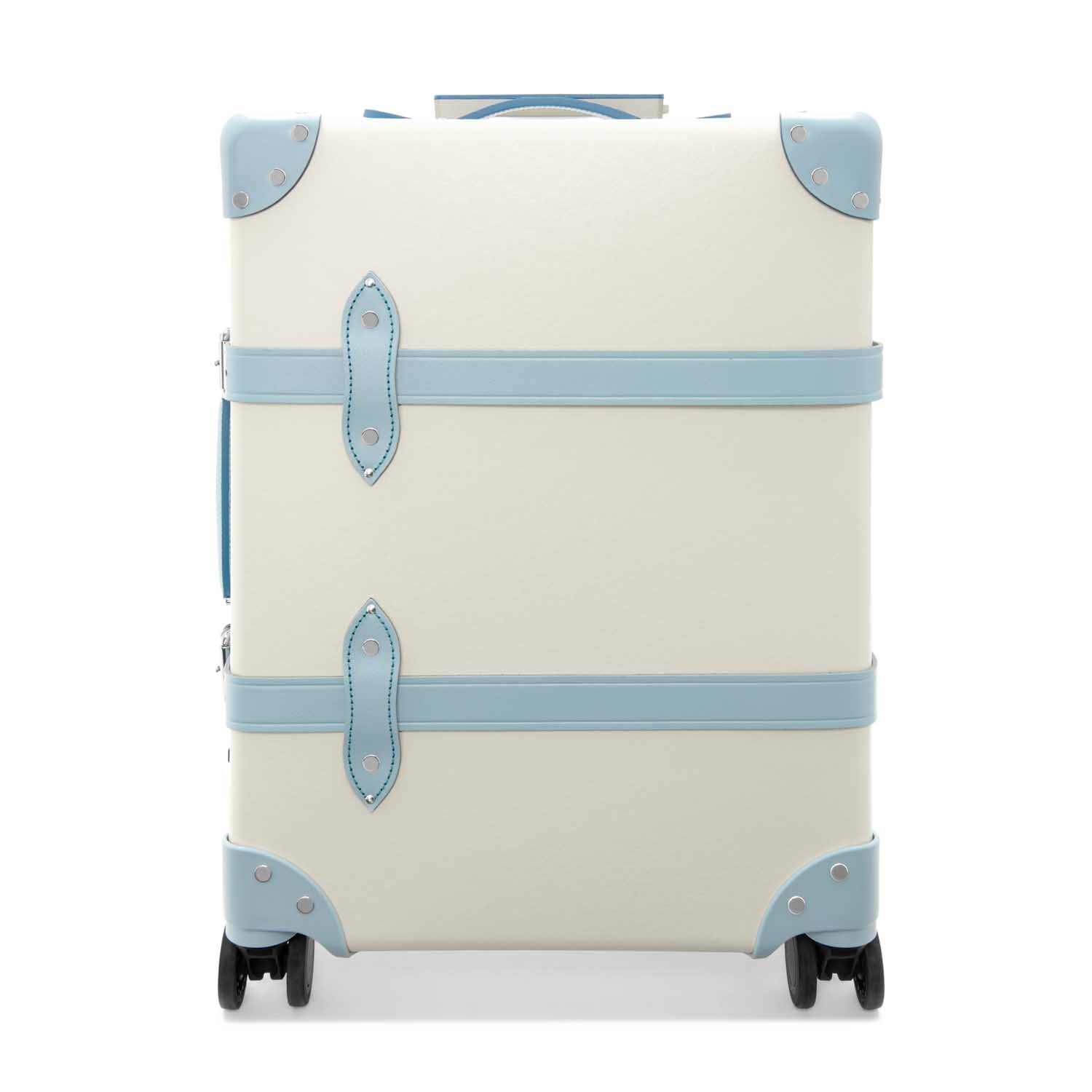 Pop Colour · Carry-On - 4 Wheels | Ivory/Pastel Blue/Chrome - Globe-Trotter Staging