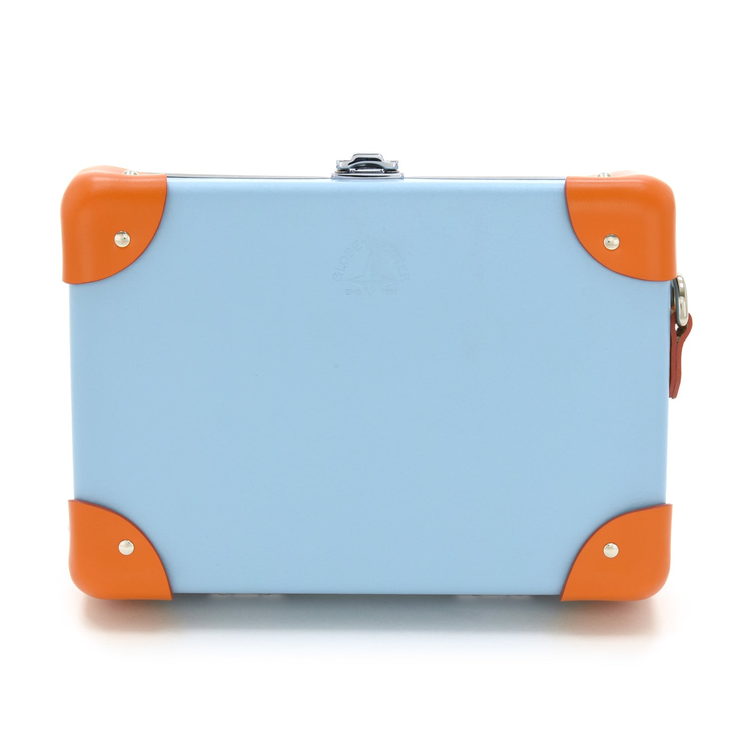 Pop · Miniature Case | Pastel Blue/Pumpkin - Globe-Trotter Staging