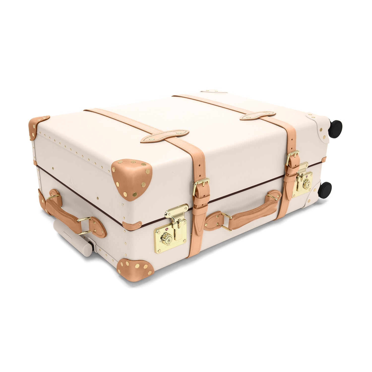 Safari · Large Check-In - 4 Wheels | Ivory/Natural - Globe-Trotter Staging