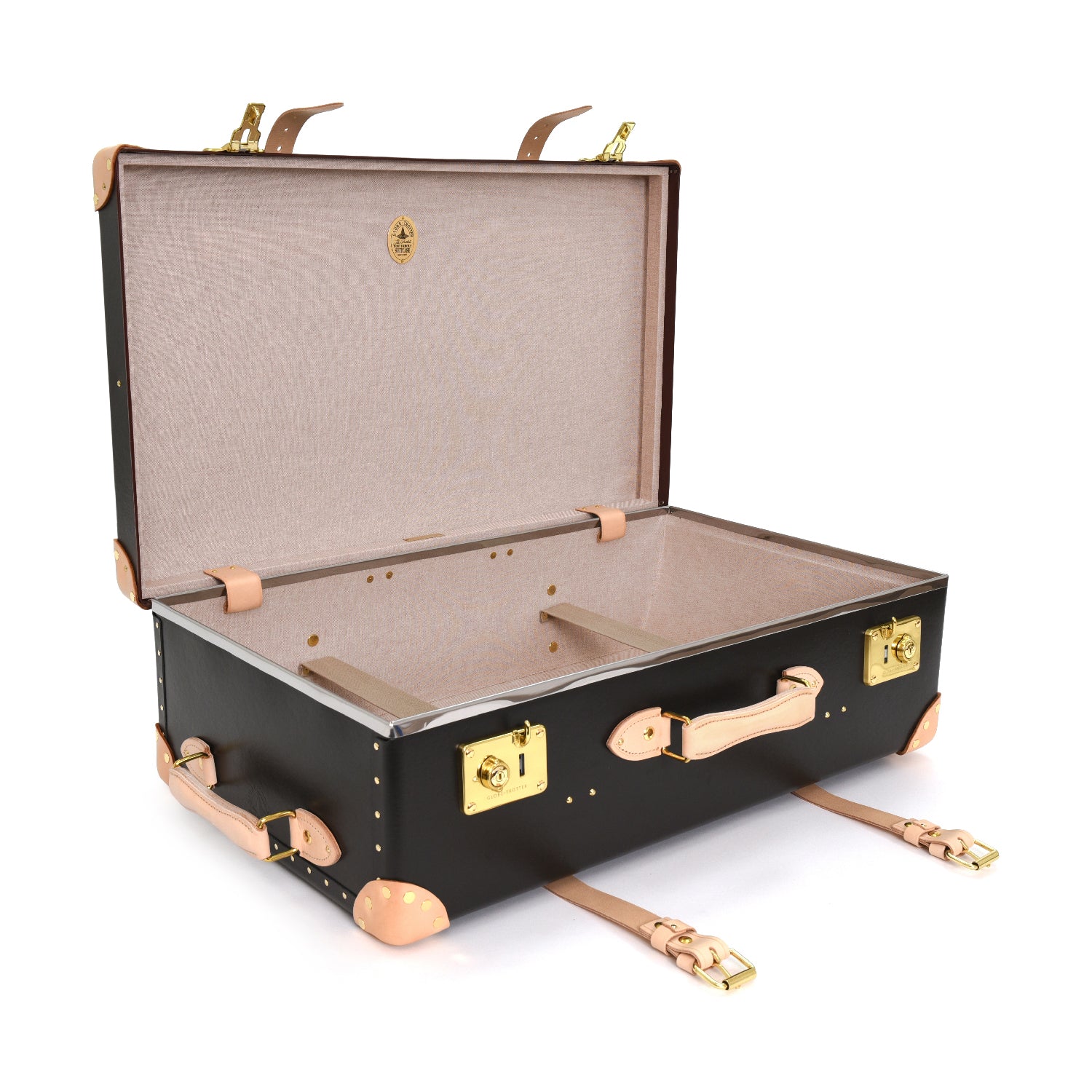 Safari · Large Suitcase | Brown/Natural - Globe-Trotter Staging