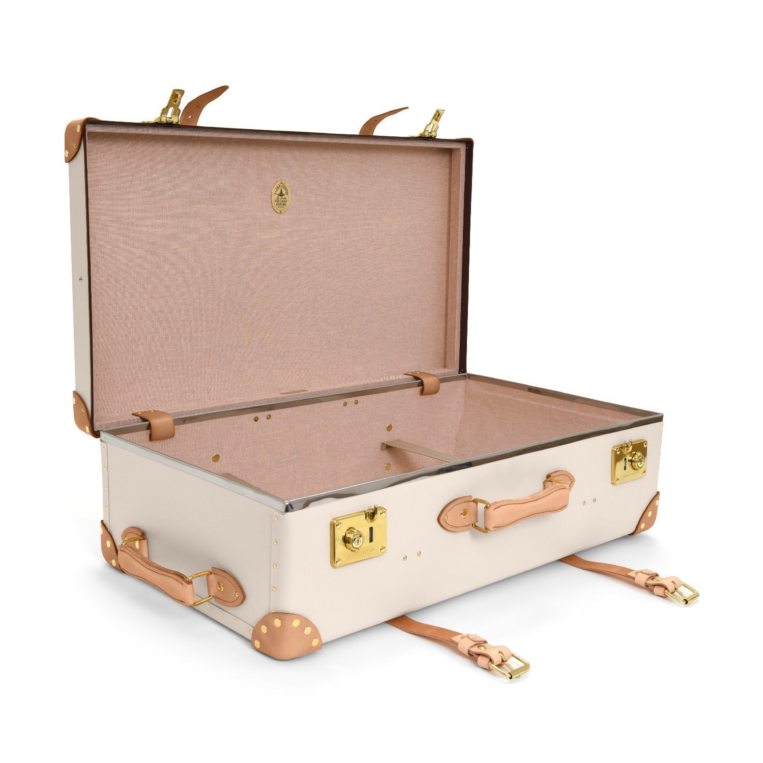 Safari · Large Suitcase | Ivory/Natural - Globe-Trotter Staging