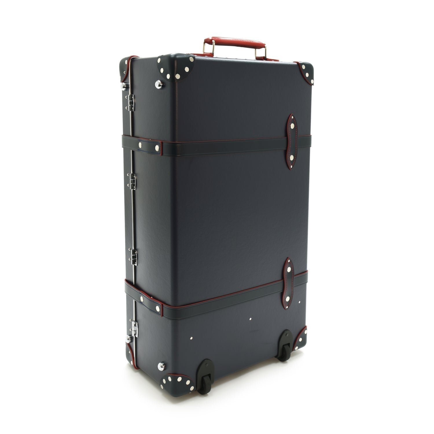 St. Moritz · Large Suitcase | Navy/Navy - Globe-Trotter Staging