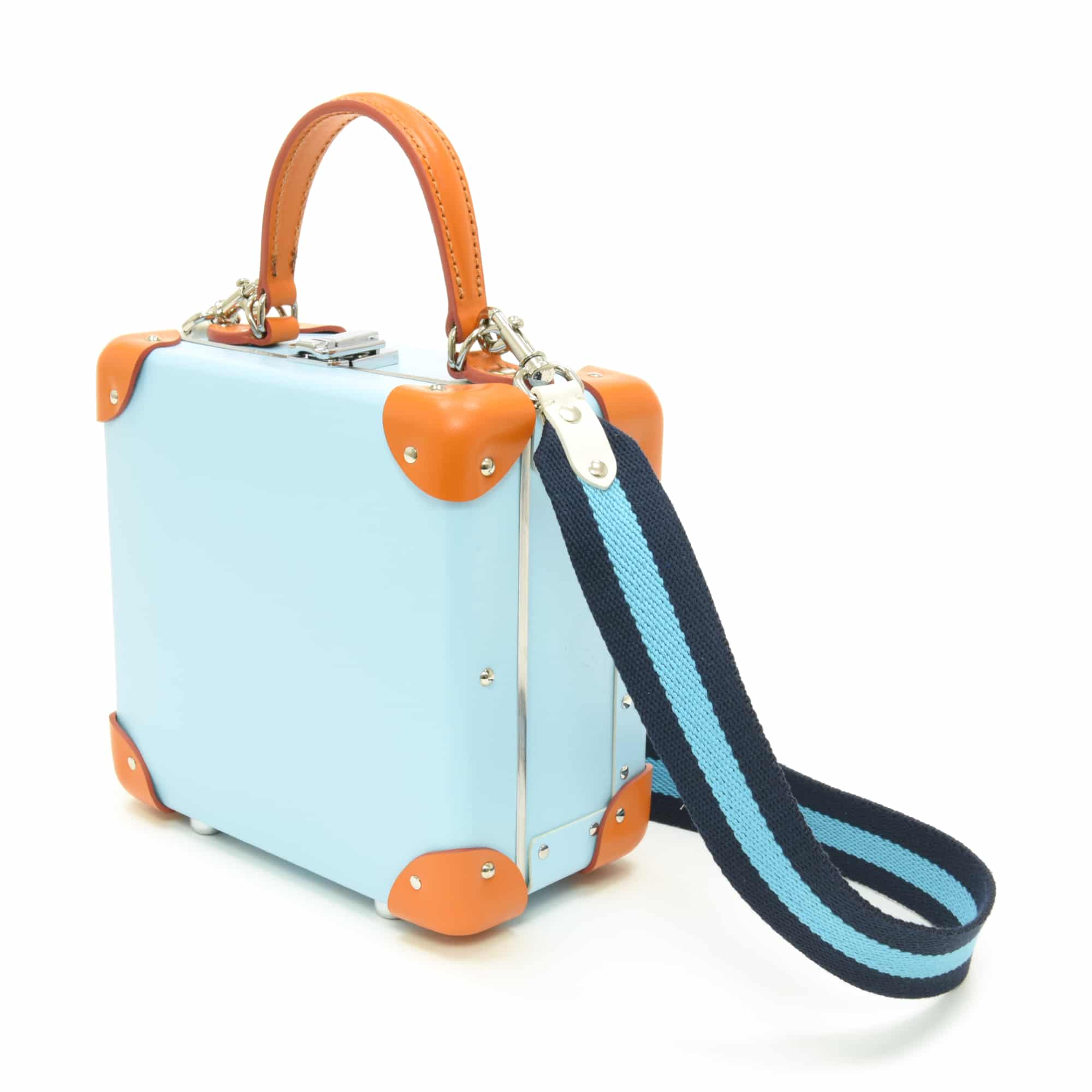 The London Square Collection · Shoulder Strap | Navy/Turqouise - Globe-Trotter Staging
