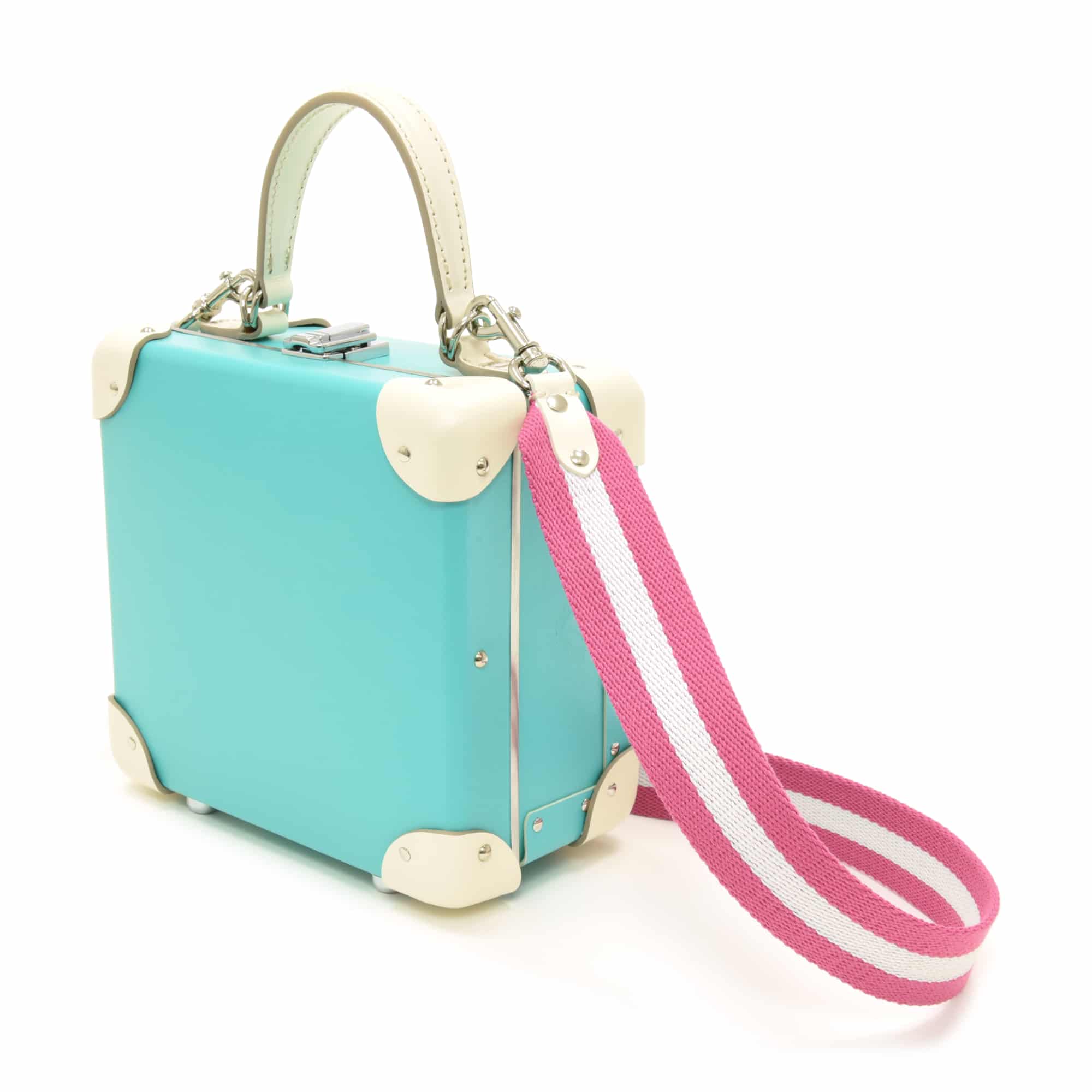 The London Square Collection · Shoulder Strap | Pink/White - Globe-Trotter Staging