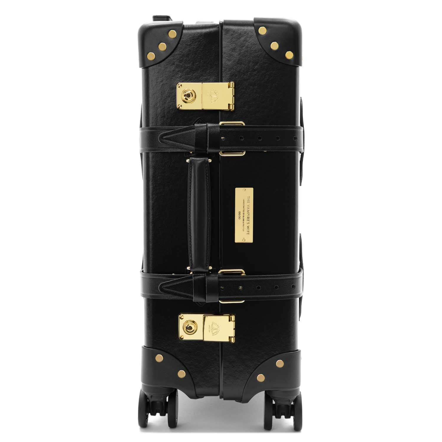The Vampire's Wife · Carry-On - 4 Wheels | Black/Black/Gold - Globe-Trotter Staging